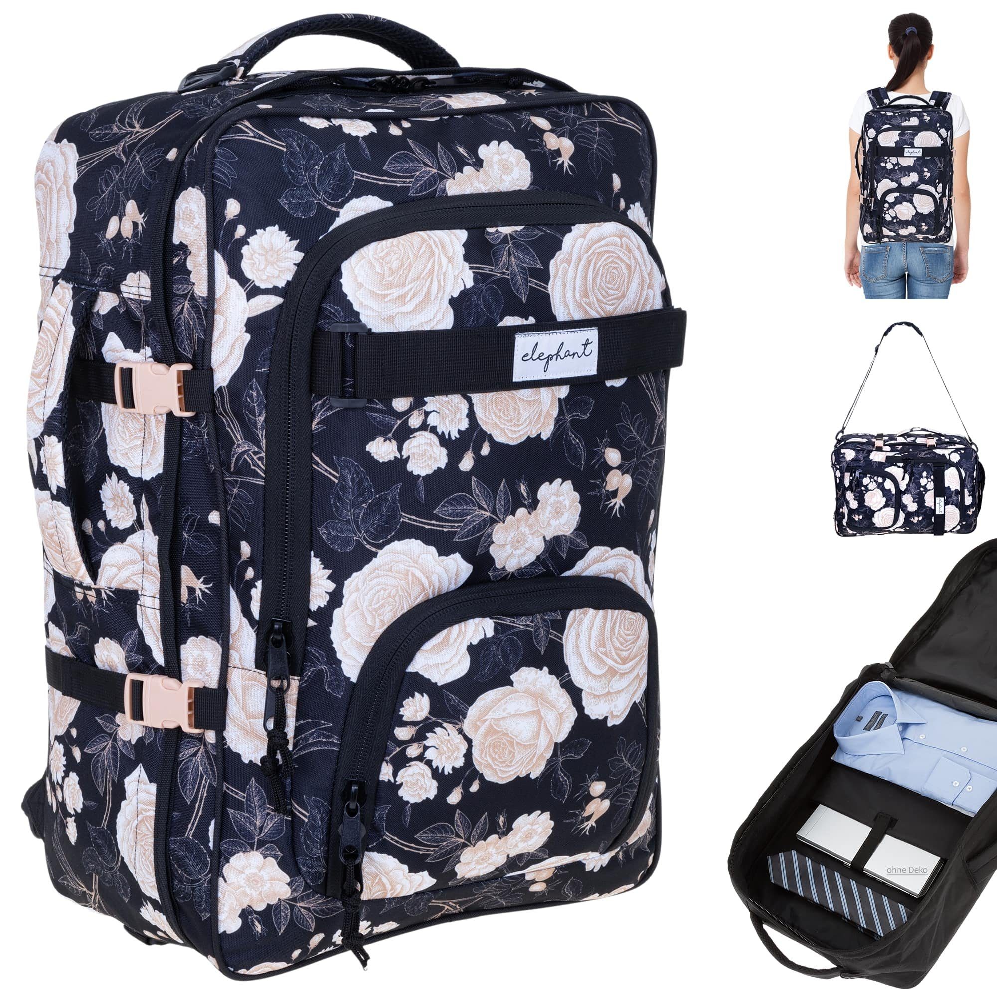 ELEPHANT Reiserucksack Fly Travel Flower Rucksack Ручная кладь, Kabinengepäck Ручная кладьrucksack Daypack Damen groß