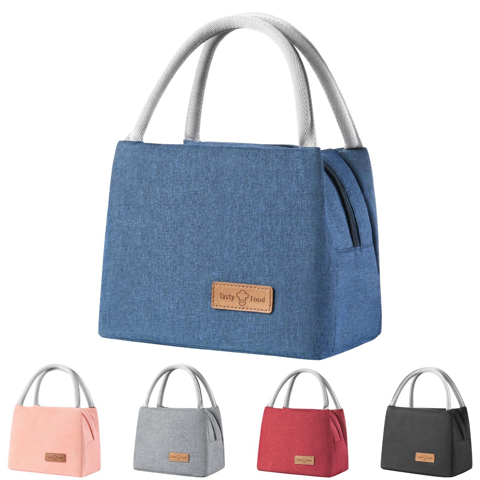 Agger Kühltasche Lunchtasche Isolierte Lunchbox Bag, Wasserdicht Vespertasche, Kühltasche Herren Damen,Tragbar wasserdichtes Lunch Tasche