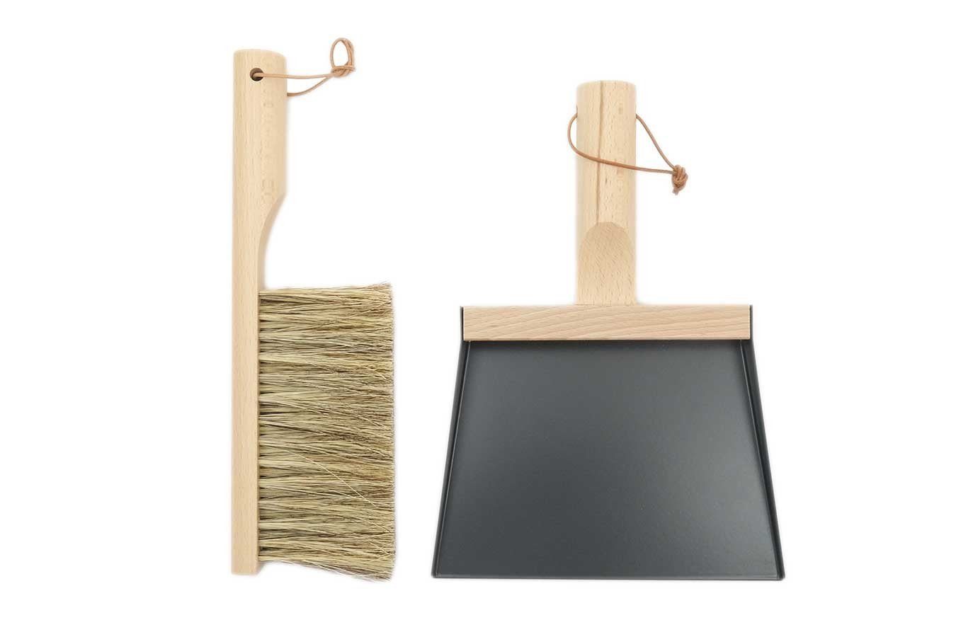 Andrée Jardin Kehrgarnitur Handfeger Set Clynk Natural Collection schwarz