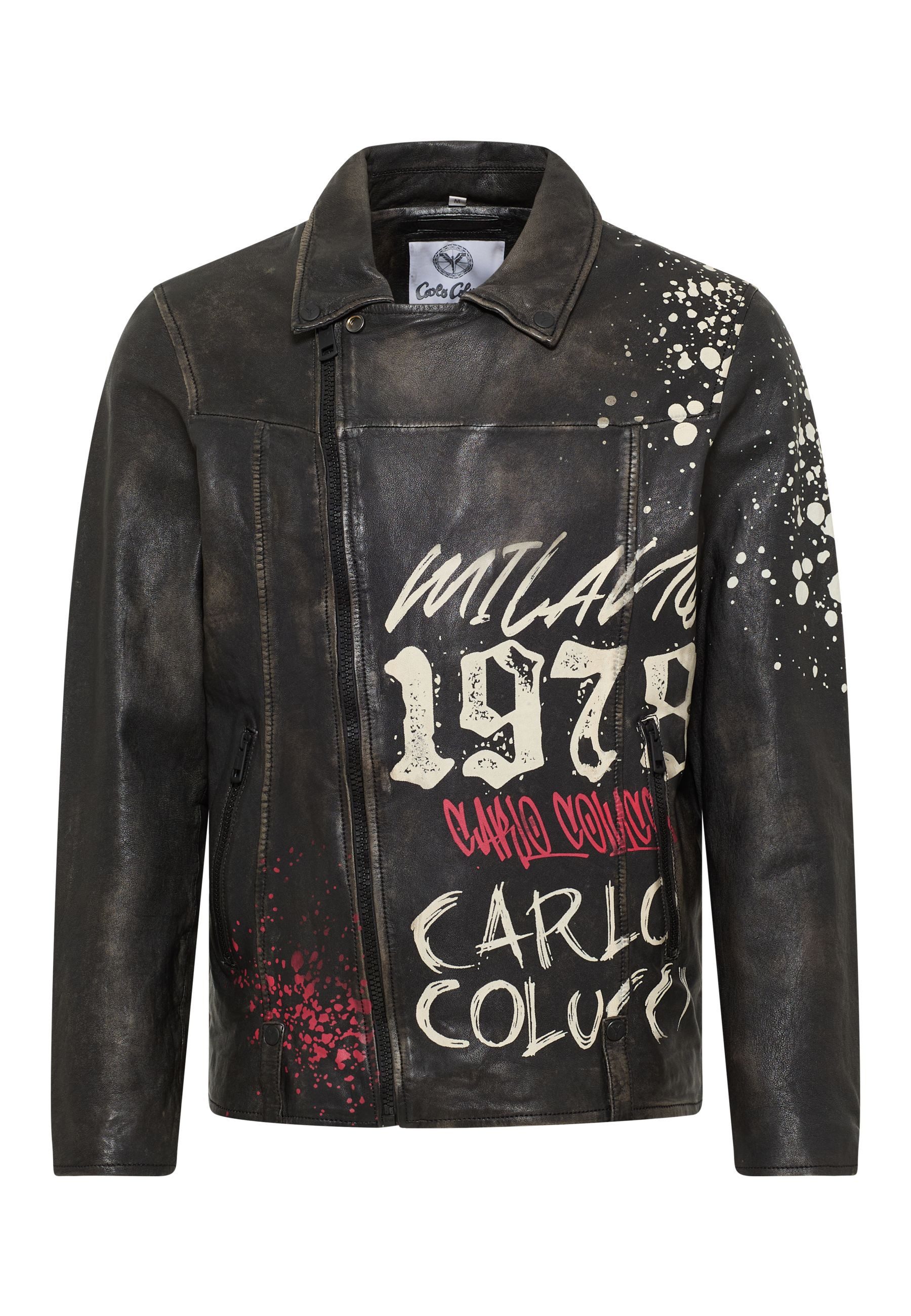 CARLO COLUCCI Lederjacke Faccio