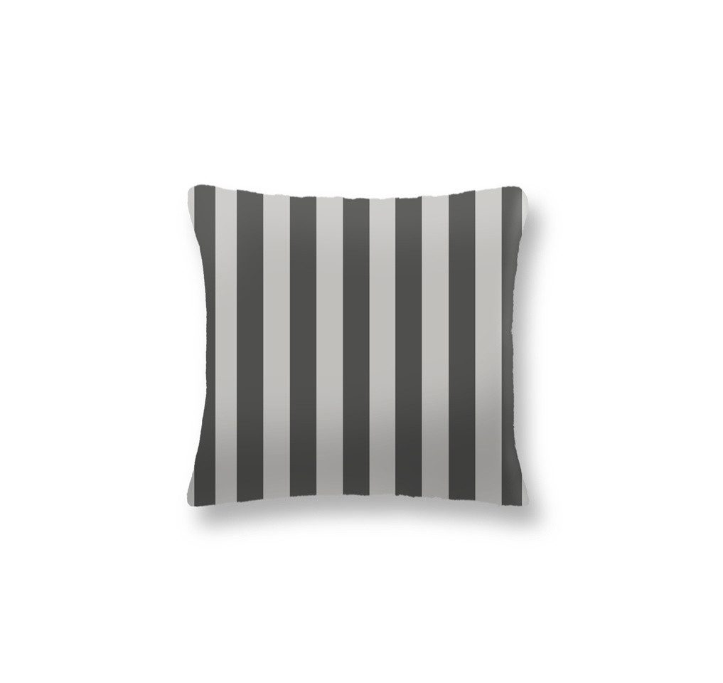 Sansibar Sylt Zierkissen SANSIBAR Kissen Outdoor Doubleface LBH 45x45x8 cm grau Dekokissen
