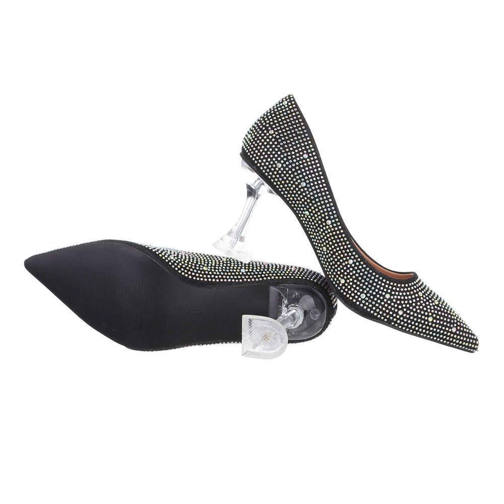Ital-Design Damen Abendschuhe Party & Clubwear High-Heel-Pumps Pfennig-/Sti günstig online kaufen