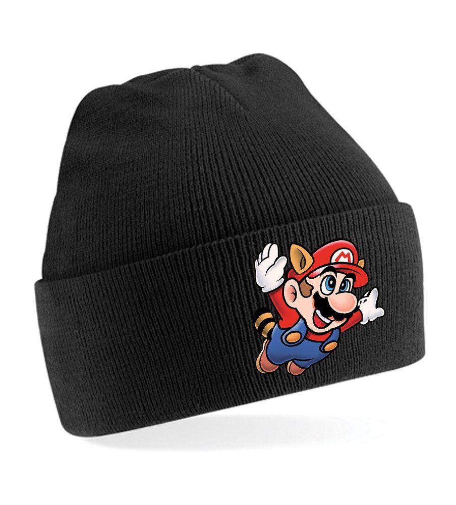 Beanie Super Blondie Unisex Mütze 3 Erwachsenen Gaming & Brownie Schwarz Fligh Nintendo Mario