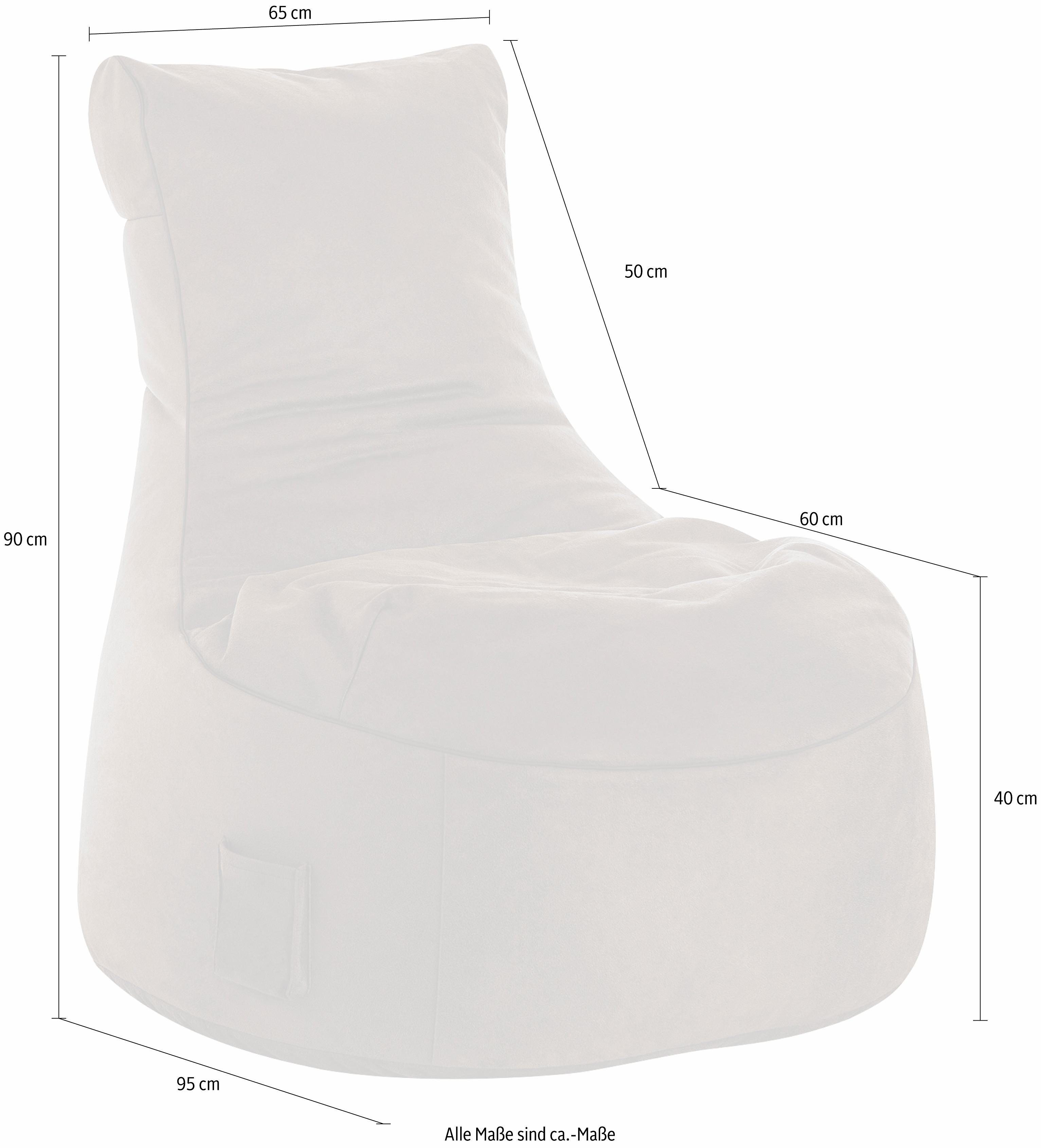 Sitting Point Sitzsack, Füllung aus: 100% Polystyrol