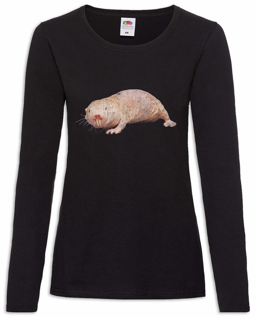 Urban Backwoods Langarmshirt Naked Mole Rat Damen Langarmshirt Brooklyn Fun 99 Jake Peralta (1-tlg) Nacktmull Nine-Nine Rosa Terry