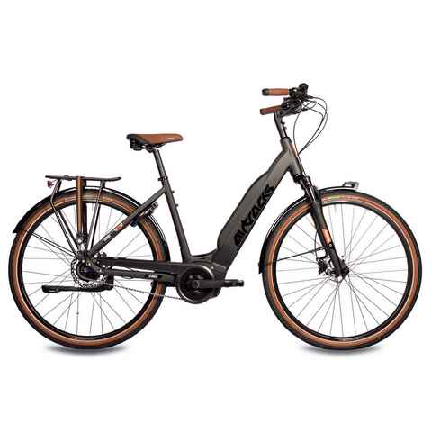 Airtracks E-Bike 28 Zoll E-Bike LS City Fahrrad LUMINA BOSCH ACTIVE PLUS LINE 500 Wh, 8 Gang, Nabenschaltung, Mittelmotor, 500 Wh Akku, SHIMANO NEXUS 8 LOW STEP für Damen und Herren 45cm 50cm - 2024