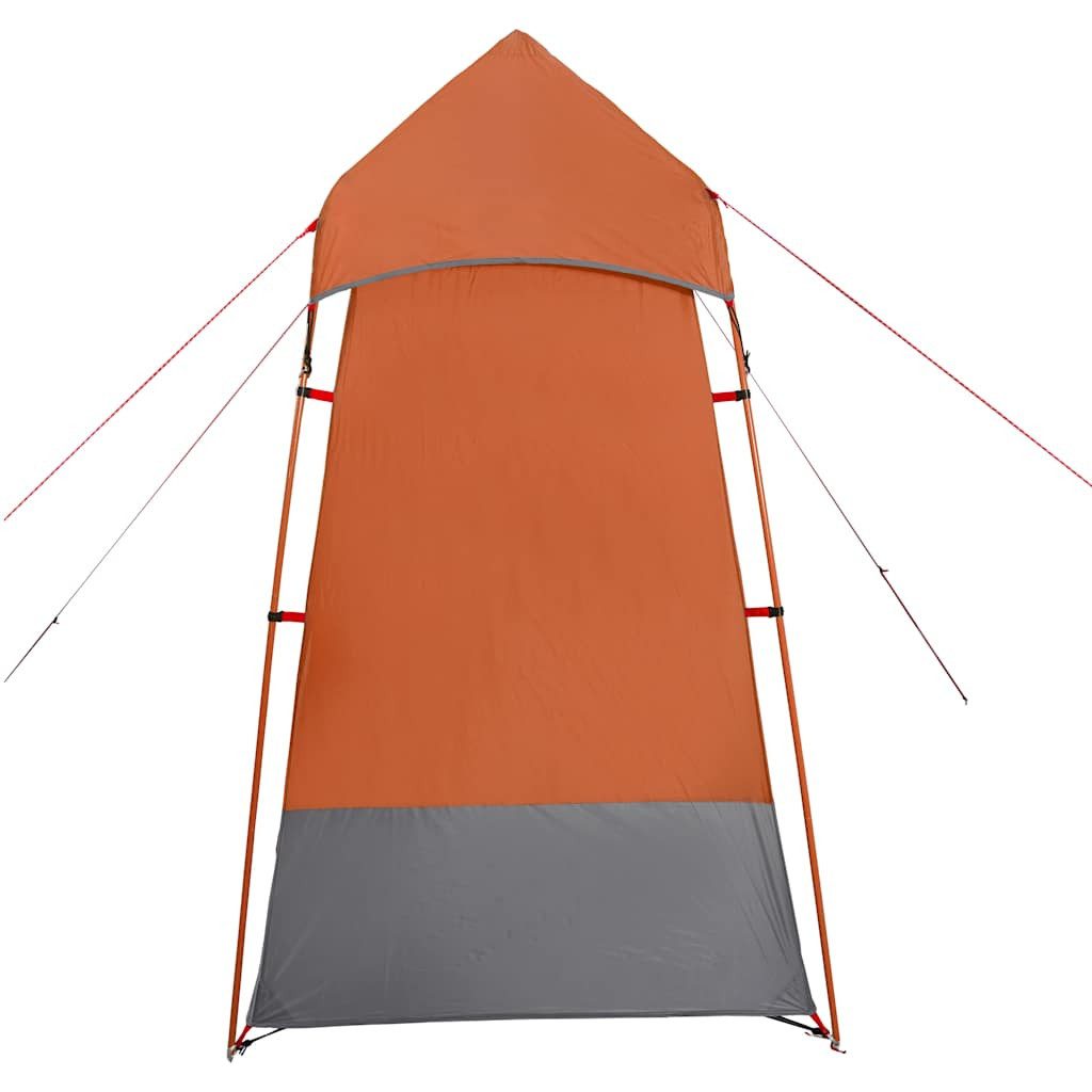 vidaXL Faltzelt WC-Zelt Orange Wasserdicht, (1 tlg)