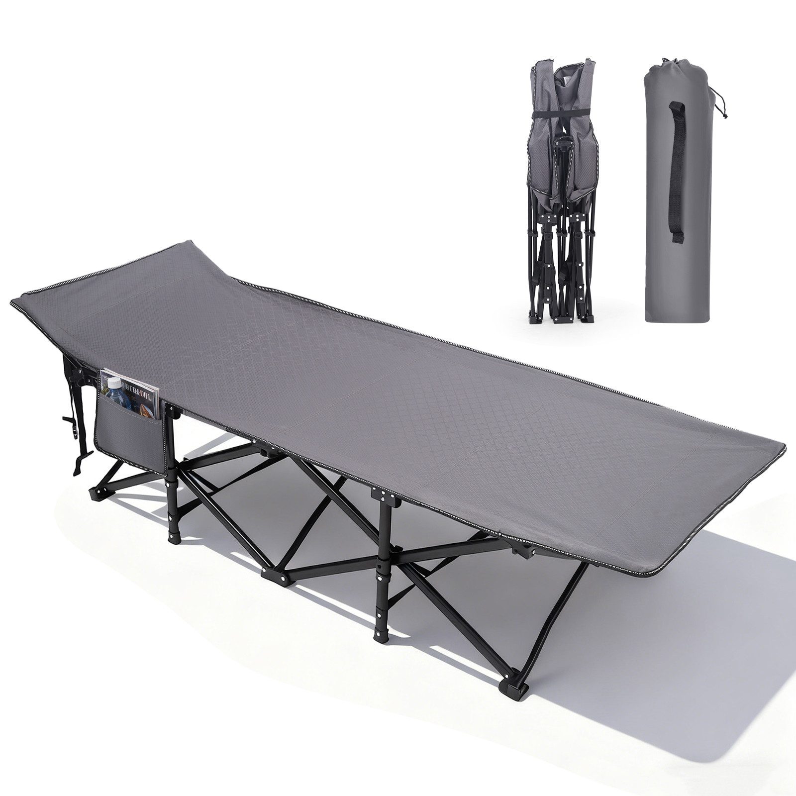 Sekey Feldbett Campingbett klappbar Campingliege Angelliege Klappbett bis 2 günstig online kaufen