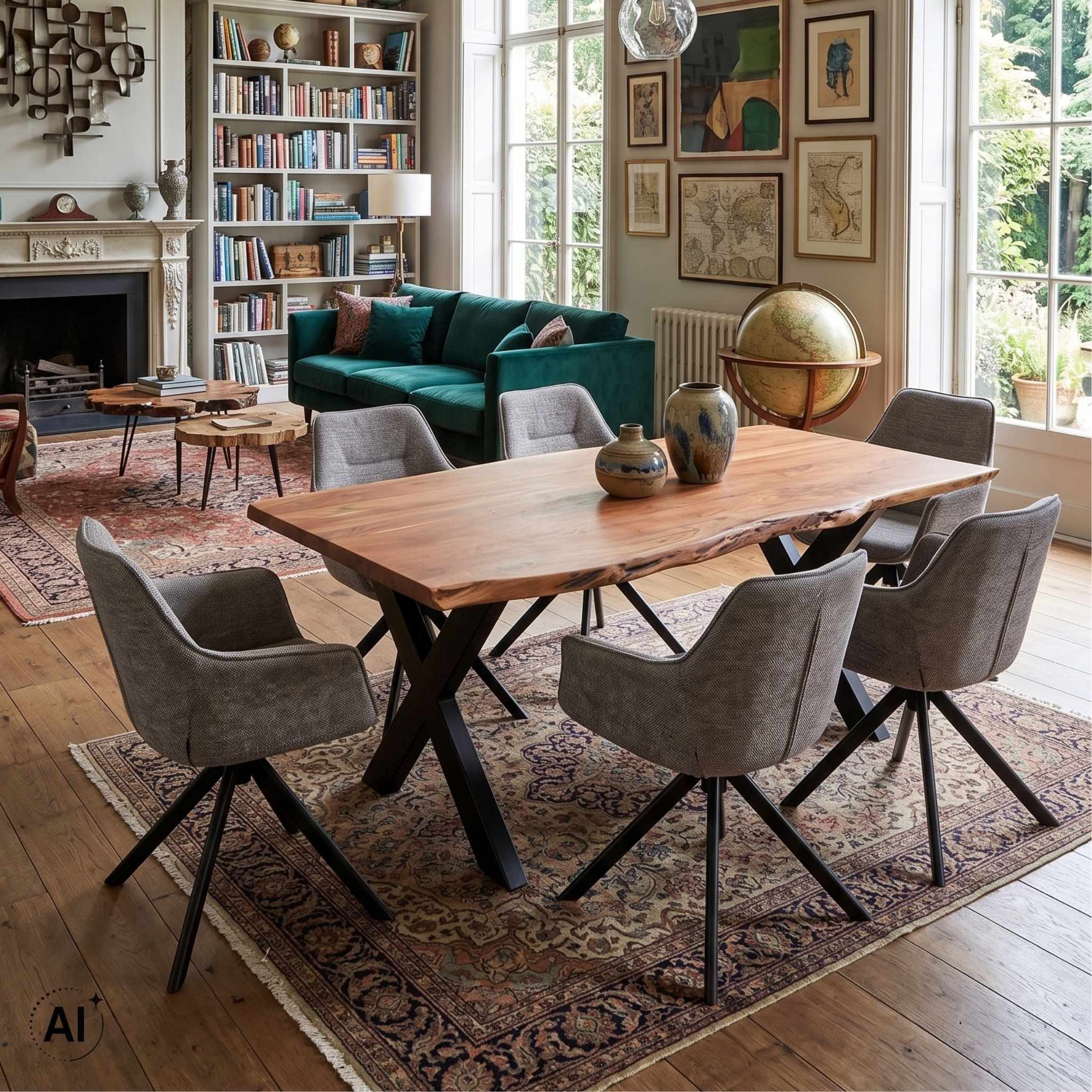 Holz Esszimmer-Sets online kaufen
