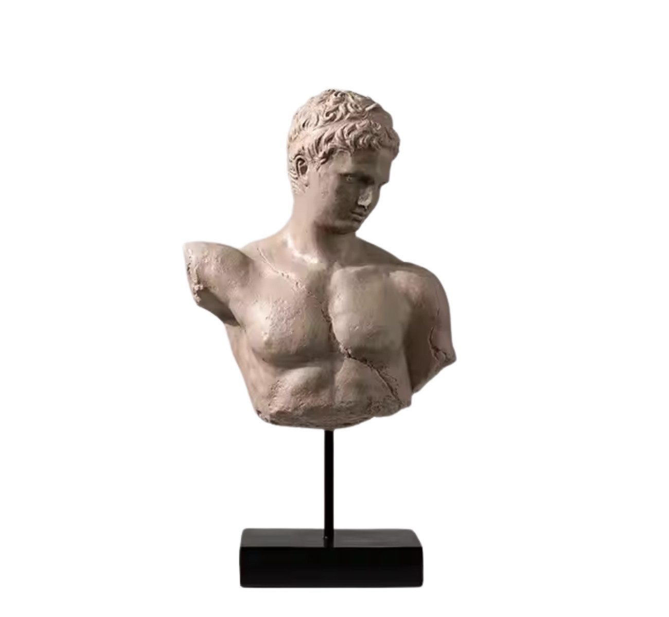 Quality Elegance Dekofigur Klassische Büste aus Resin – Antike Torso-Skulptur (29,5×17×54 cm), 29,5×17×54 cm