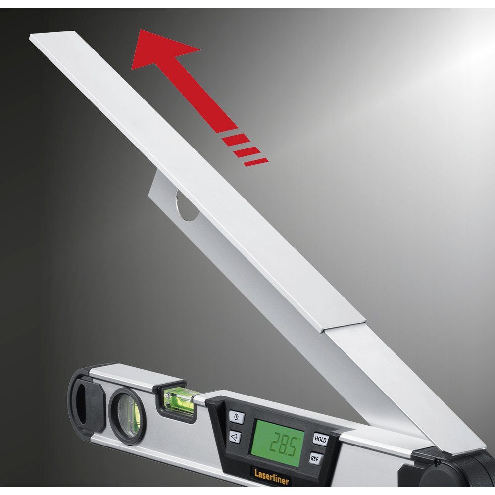 LASERLINER Winkelmesser Laserliner ARCOMASTER 40 075.130A-40 Digitaler Winkelmesser 400 mm 2, L:42.00 cm, (ARCOMASTER 40)