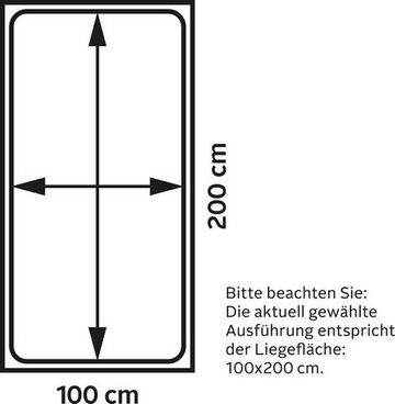 andas Boxspringbett Premium, Steppung mit Knopfheftung, inkl. Topper