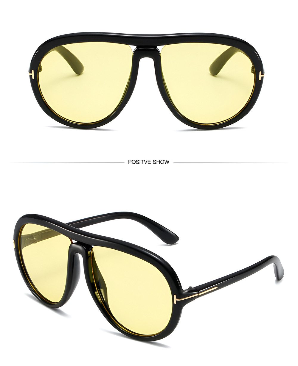 PACIEA Sonnenbrille Damen Herren Oversized UV Schutz Fahrer Sport Outdoor