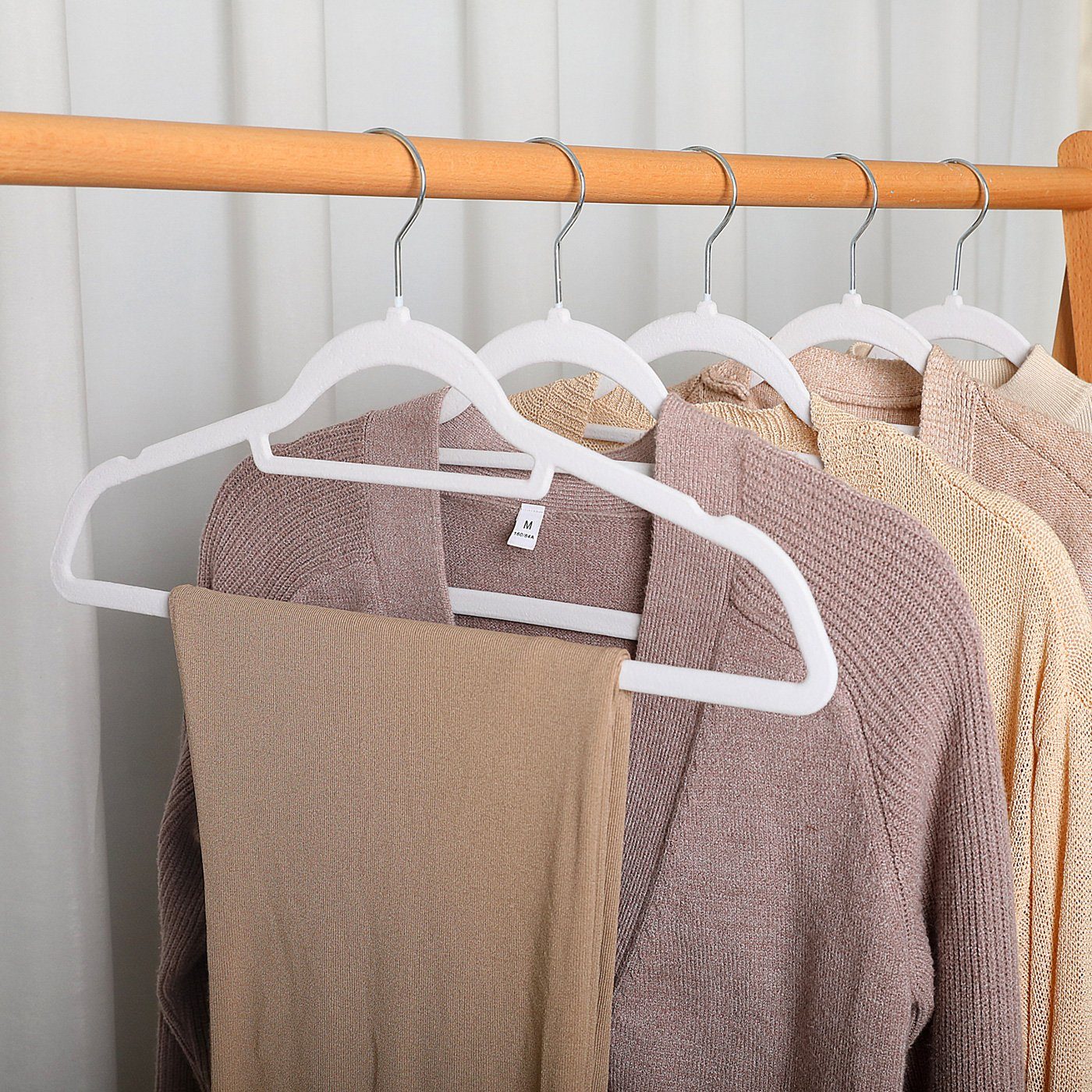 SVITA Kleiderbügel, (10-tlg), Rutschfest, Samt, Ordnung, Platzsparend, dreh günstig online kaufen
