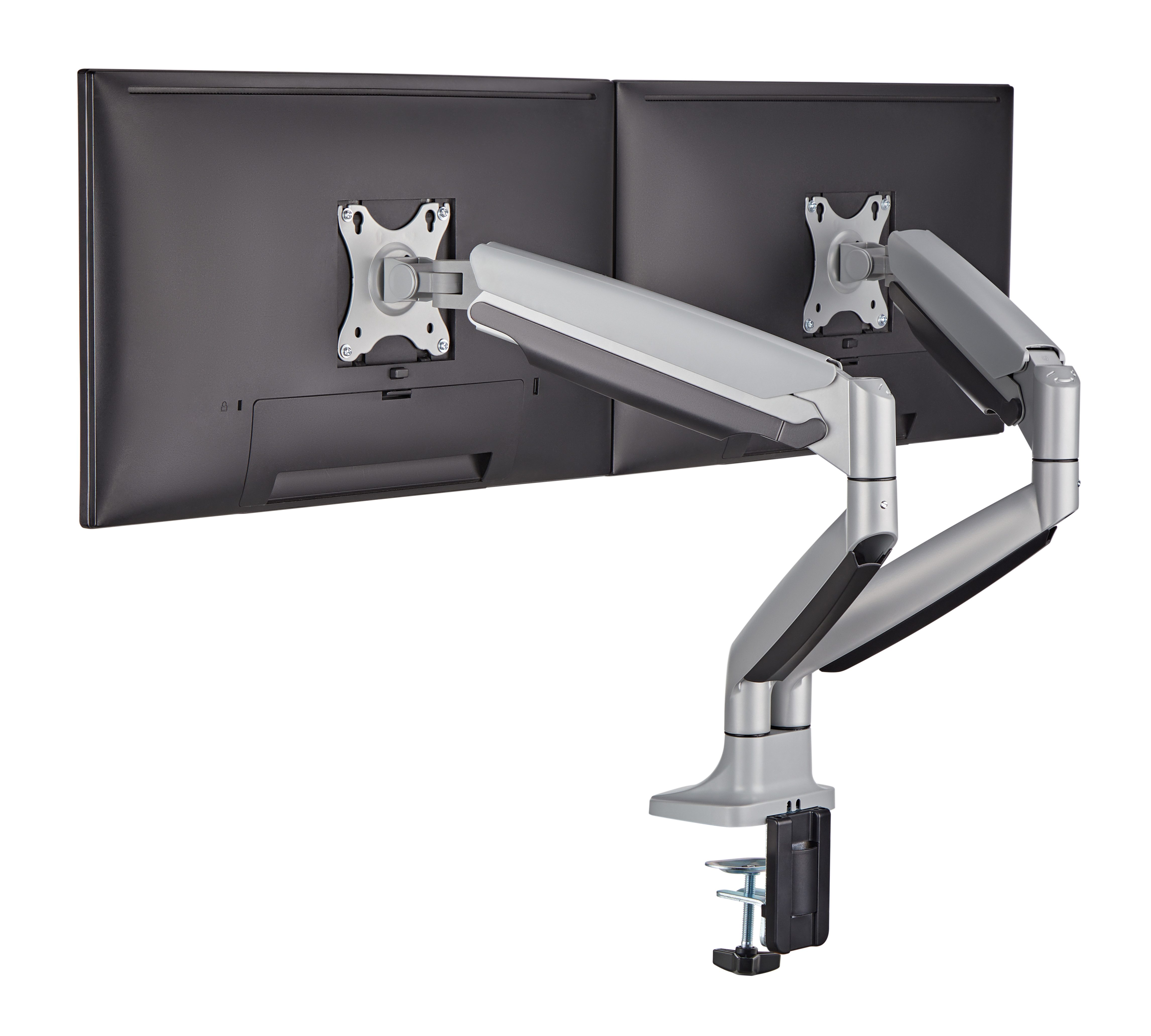 HALTERUNGSPROFI Monitor-Halterung Office-GS324A, (bis 35 Zoll, Dual Monitor Halterung Aluminium, bis 2x 35 Zoll VESA 75 100) – Bild 4 von 5
