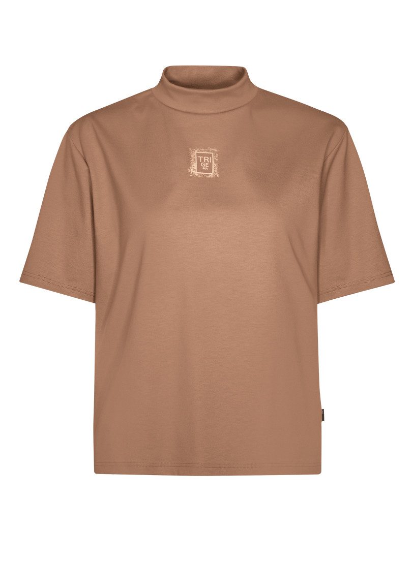 Trigema T-Shirt TRIGEMA T-Shirt mit Stehkragen günstig online kaufen
