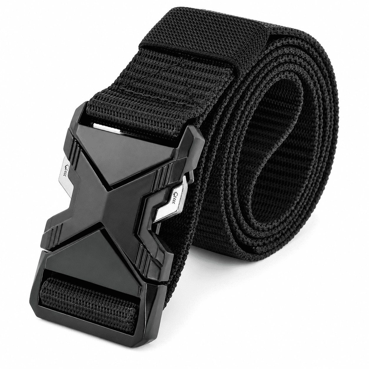 MidGard Hüftgürtel taktischer Gürtel aus Nylon, Hochleistung-Hosengürtel Arbeitsgürtel (1-St) mit Schnellverschluss für Damen & Herren