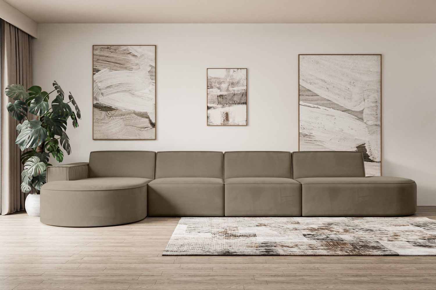 ALTDECOR Ecksofa MARI-L3, Sofa Praktische Bequeme Funktionsecke Couch L-For günstig online kaufen