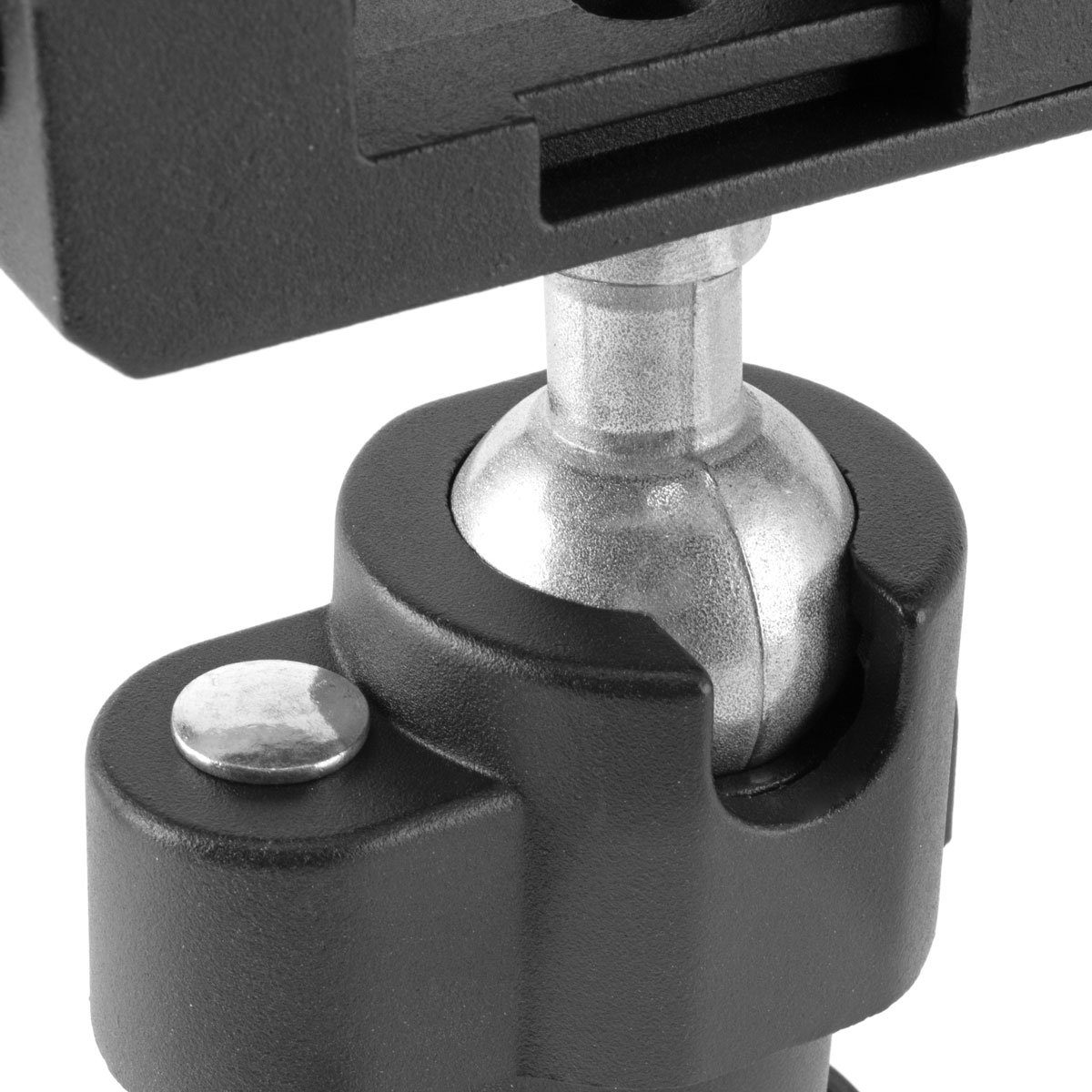 STAHLWERK Schraubstock TS-50 ST Tischschraubstock mit Kugelgelenk, Packung, 1-St., Einzel, Flexibler Parallelschraubstock