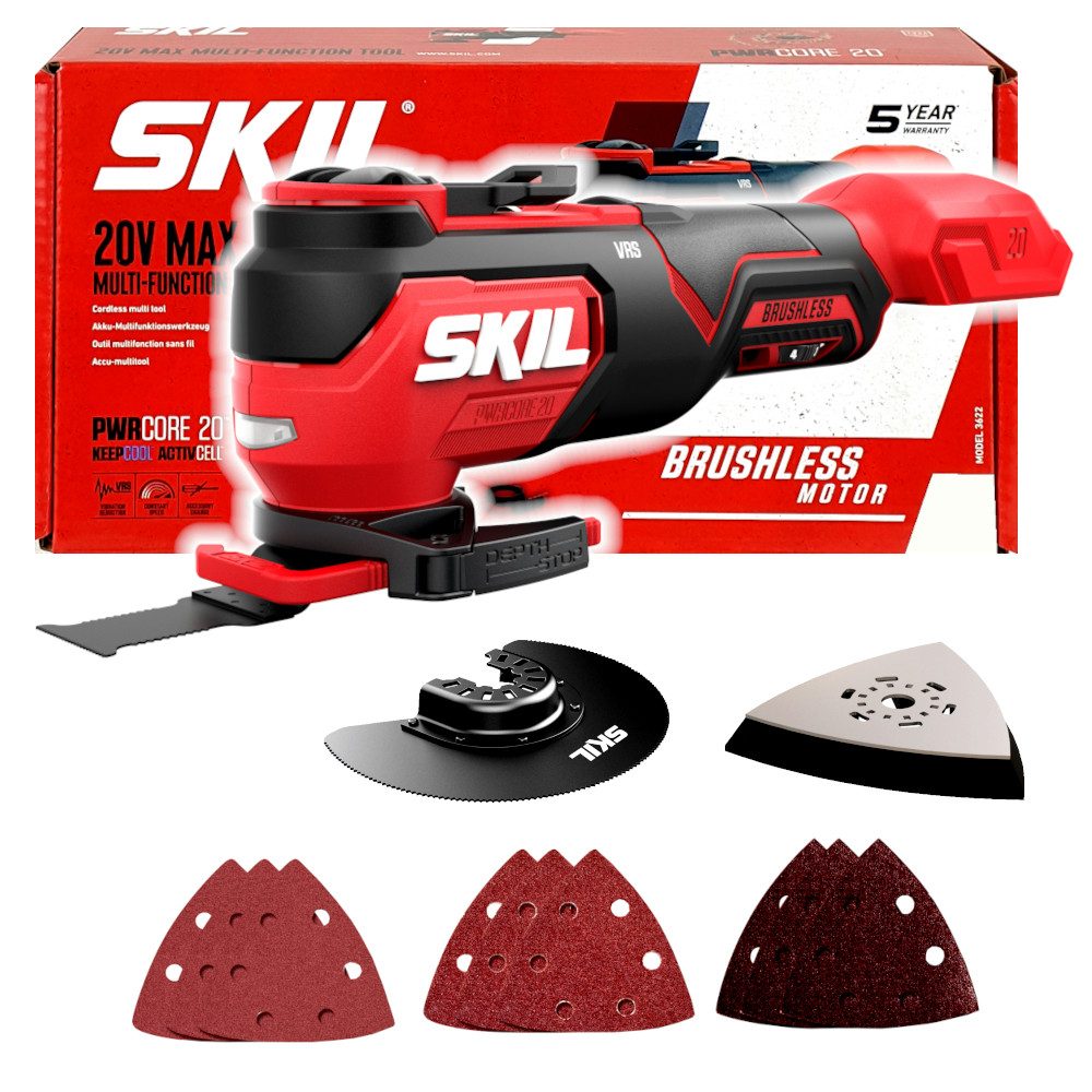 SKIL Akku-Multischleifer Skil 20V 3622 CA Akku-Multitool (ohne Batteriekasten)