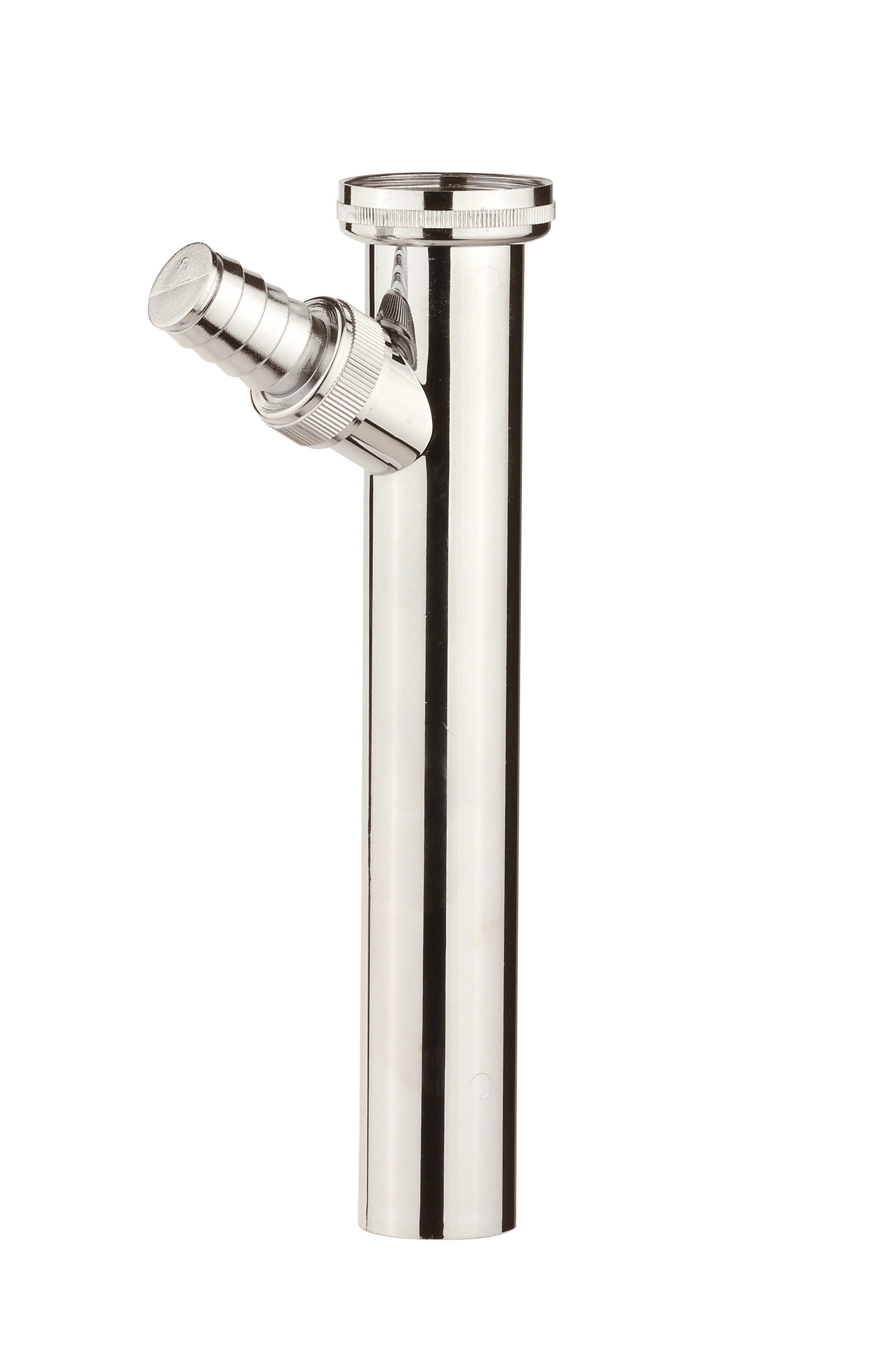 Kirchhoff Siphon Tauchrohr mit Geräteanschluss, Chrom