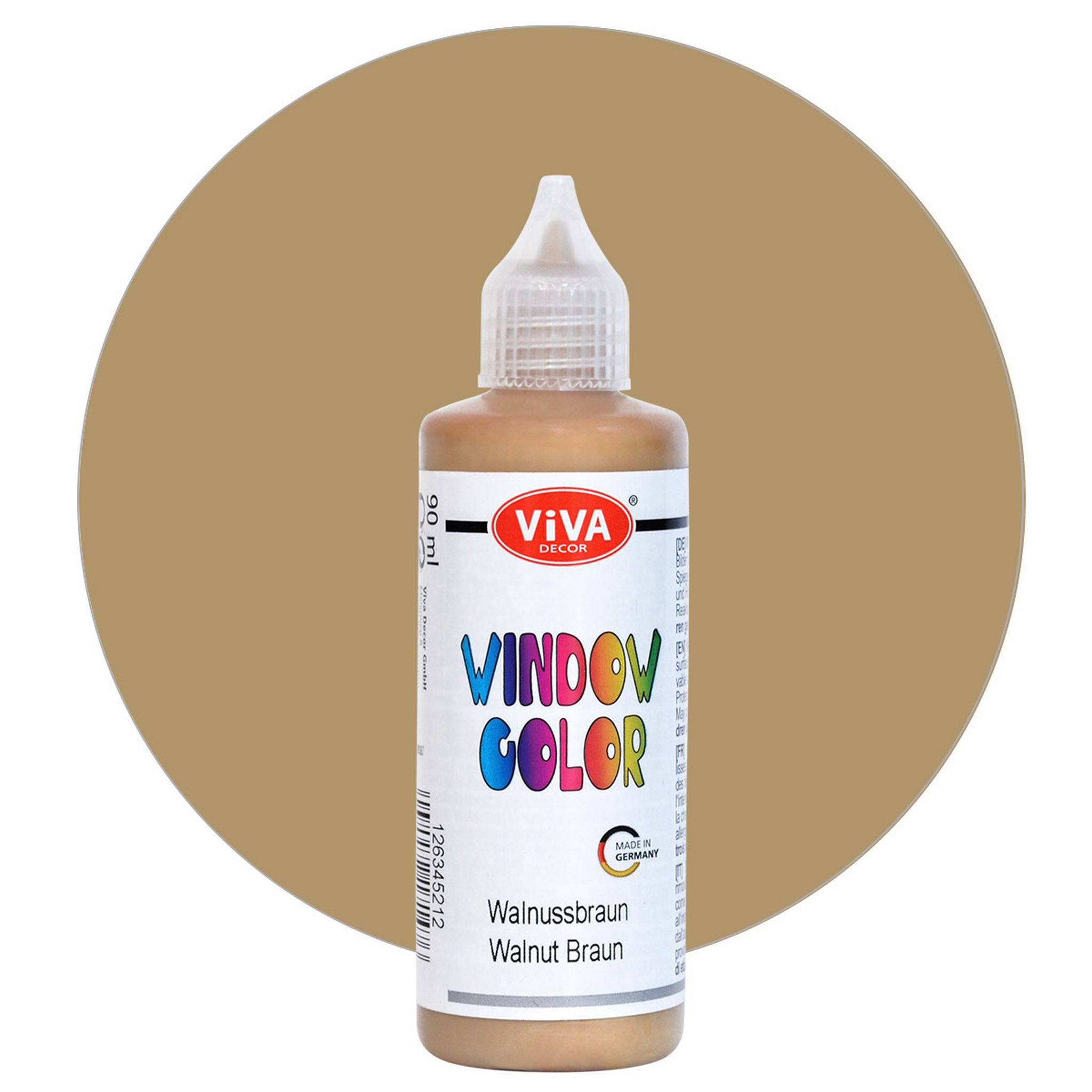 Viva Decor Fensterbild ViVA DECOR Window Color 80ml, Wallnussbraun
