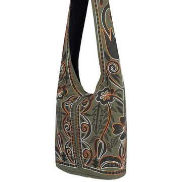 KUNST UND MAGIE Schultertasche Schultertasche Umhängetasche Shopper Goa Handtasche Beutel Tasche Boho