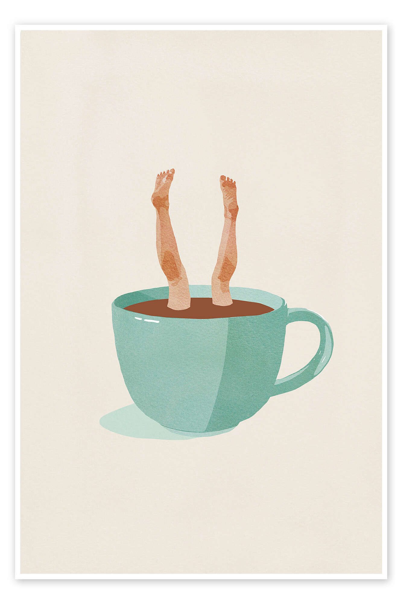 Posterlounge Wandbild Going Deeper, Giselle Dekel, erhältlich als Poster, Leinwandbild, Wandsticker oder Acrylglasbild