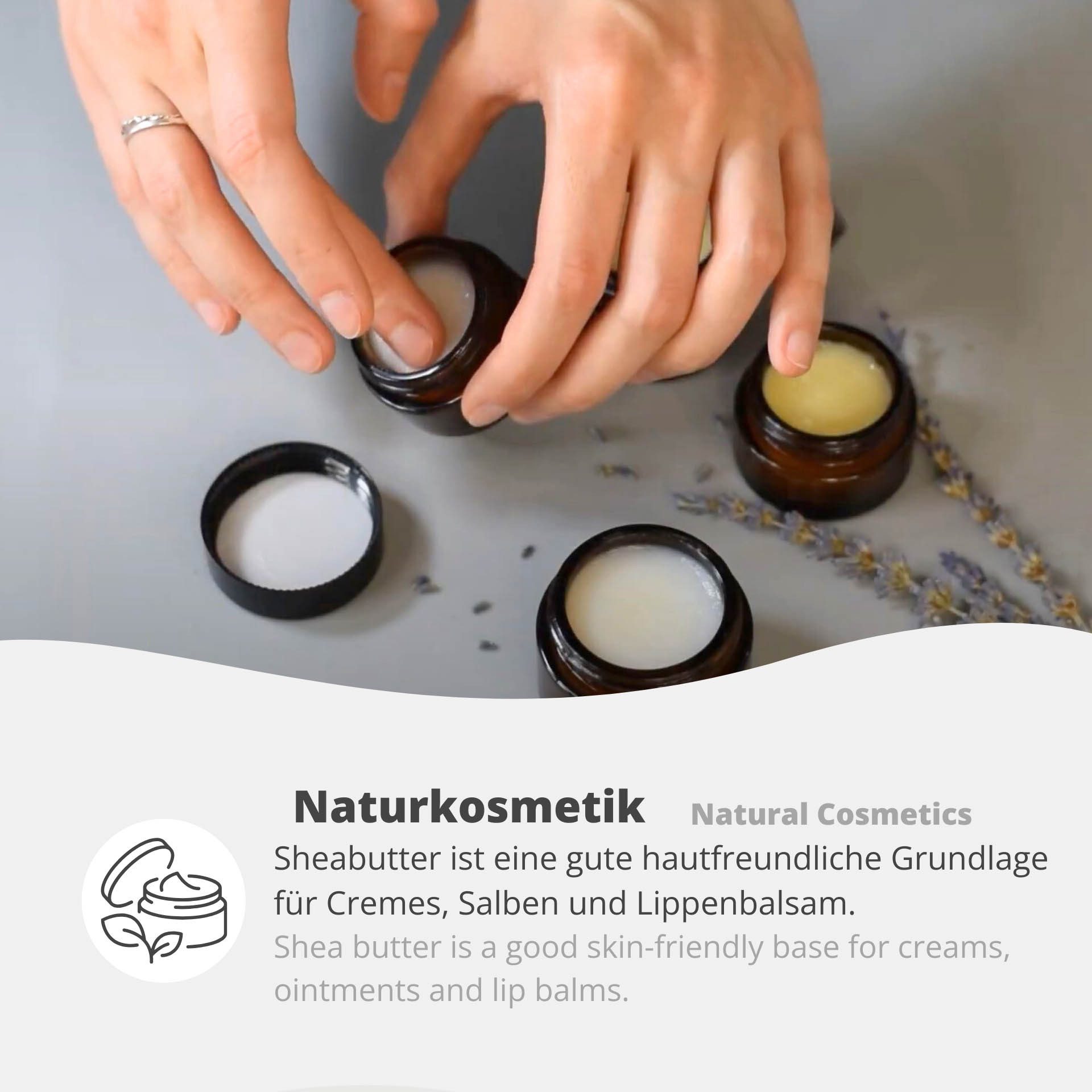 DistrEbution Hautcreme Sheabutter Raffiniert Vegan Natürliche Kosmetik