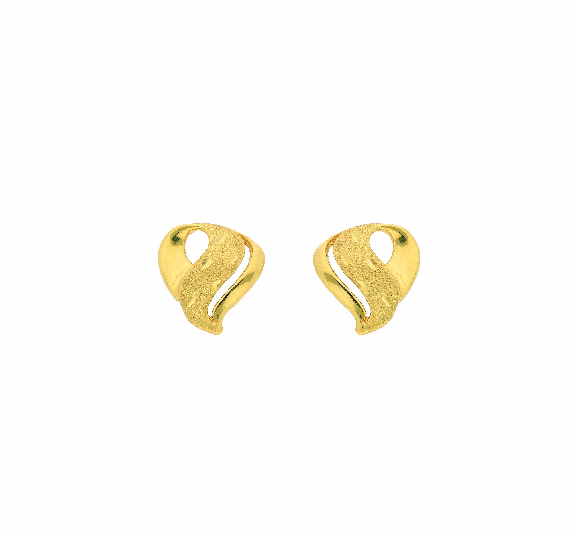 Paar Ohrhänger Damen Goldschmuck 1 Paar 333 Gold Ohrringe / Ohrstecker