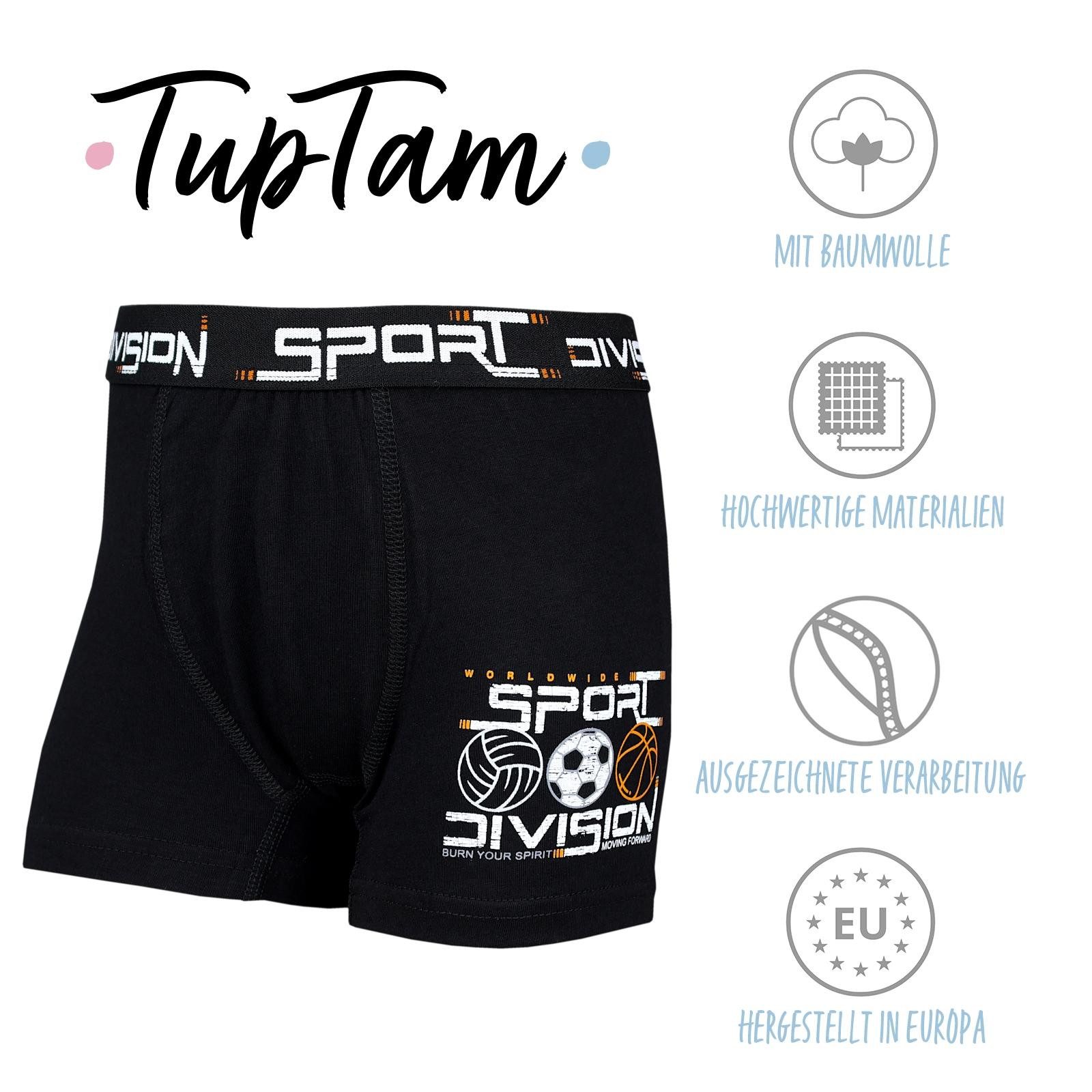 TupTam Boxershorts Jungen Boxershorts Unterhose Kinder Boxer Unterwäsche 10er / 5er Pack – Bild 2 von 5