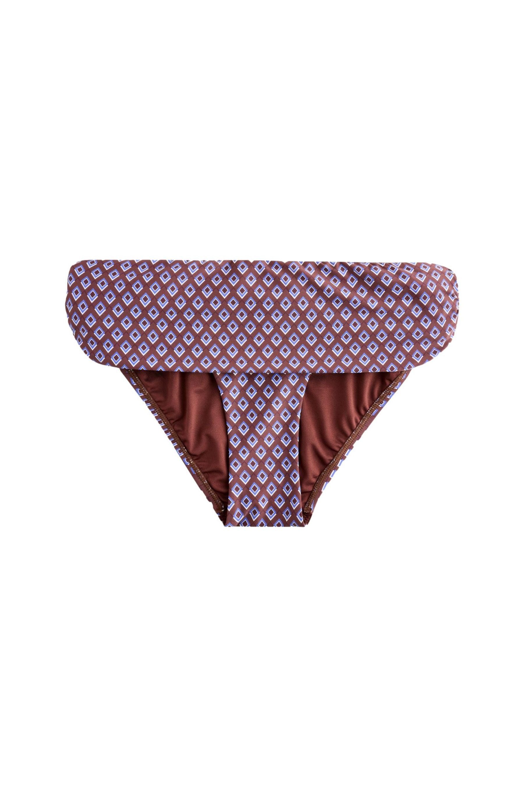 Bikini-Hose Bikinihose mit Umschlagbund