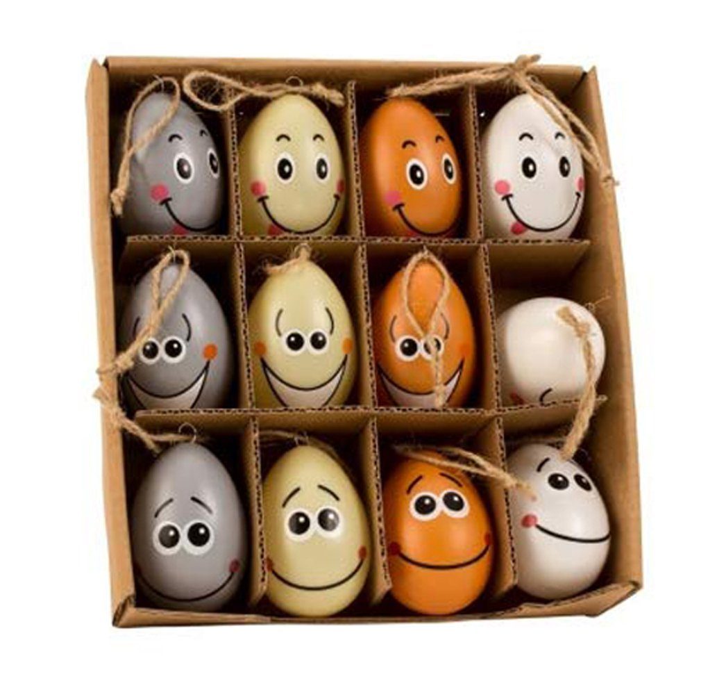 LB H&F Lilienburg Dekoteller 12er SET Osterei Ostereier Osterhänger Osterde günstig online kaufen