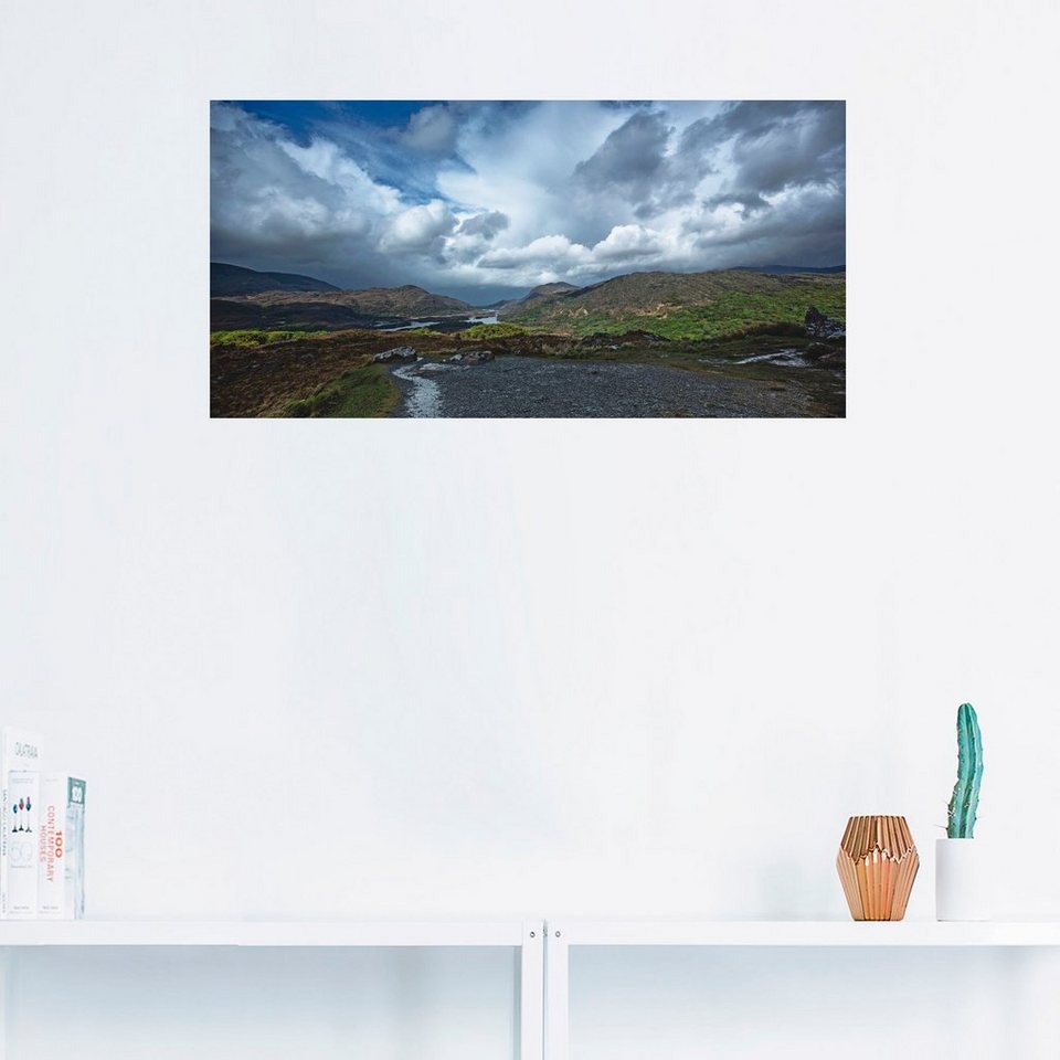 Artland Wandbild Irland - Natur pur, Europa (1 St), als Leinwandbild,  Wandaufkleber oder Poster in versch. Größen