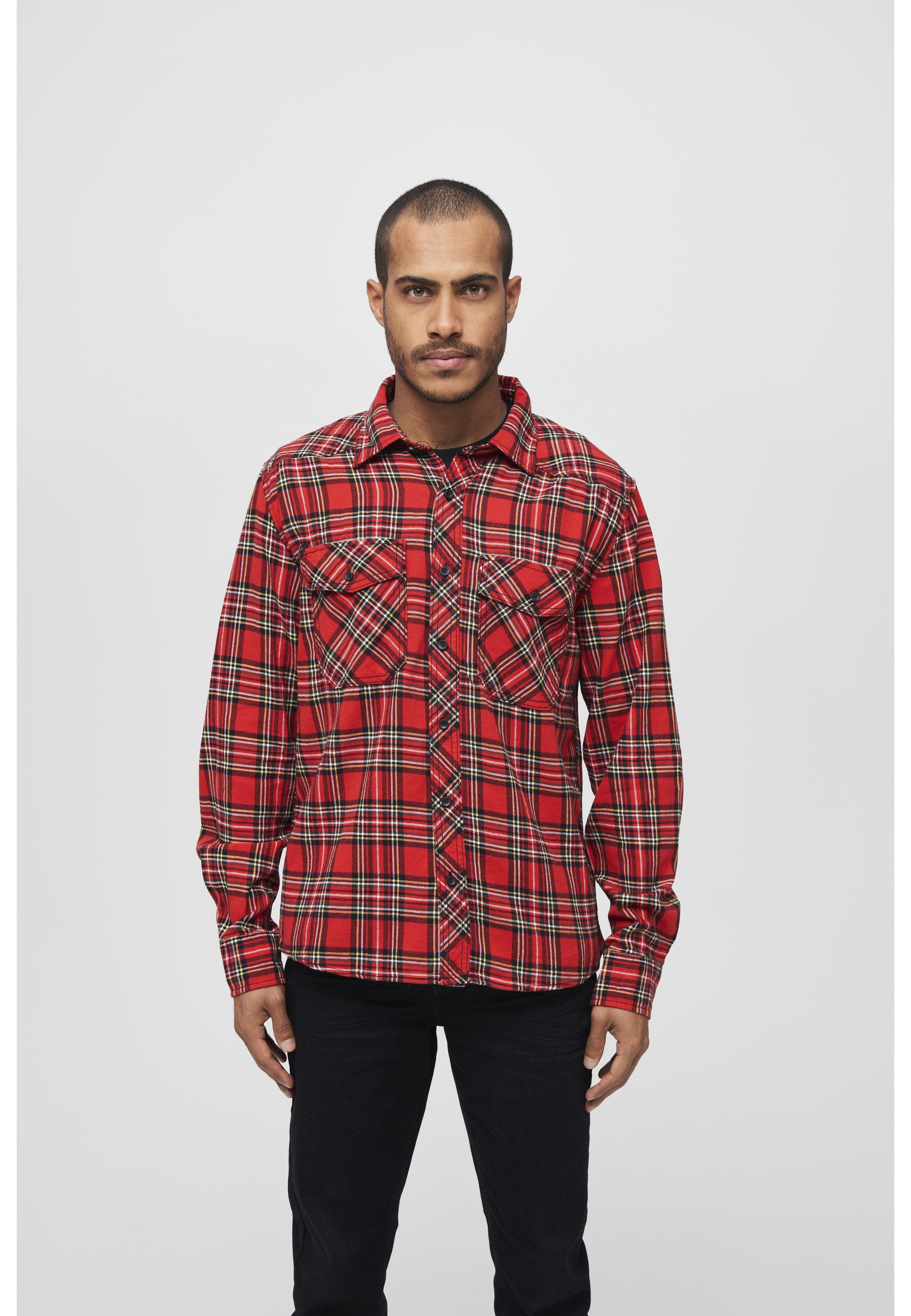 Brandit Langarmhemd Brandit Herren Checked Shirt (1-tlg)