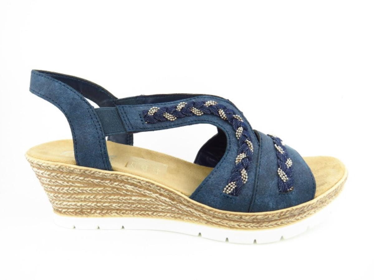 Rieker Rieker Sandale blau 619D8 Sandalette