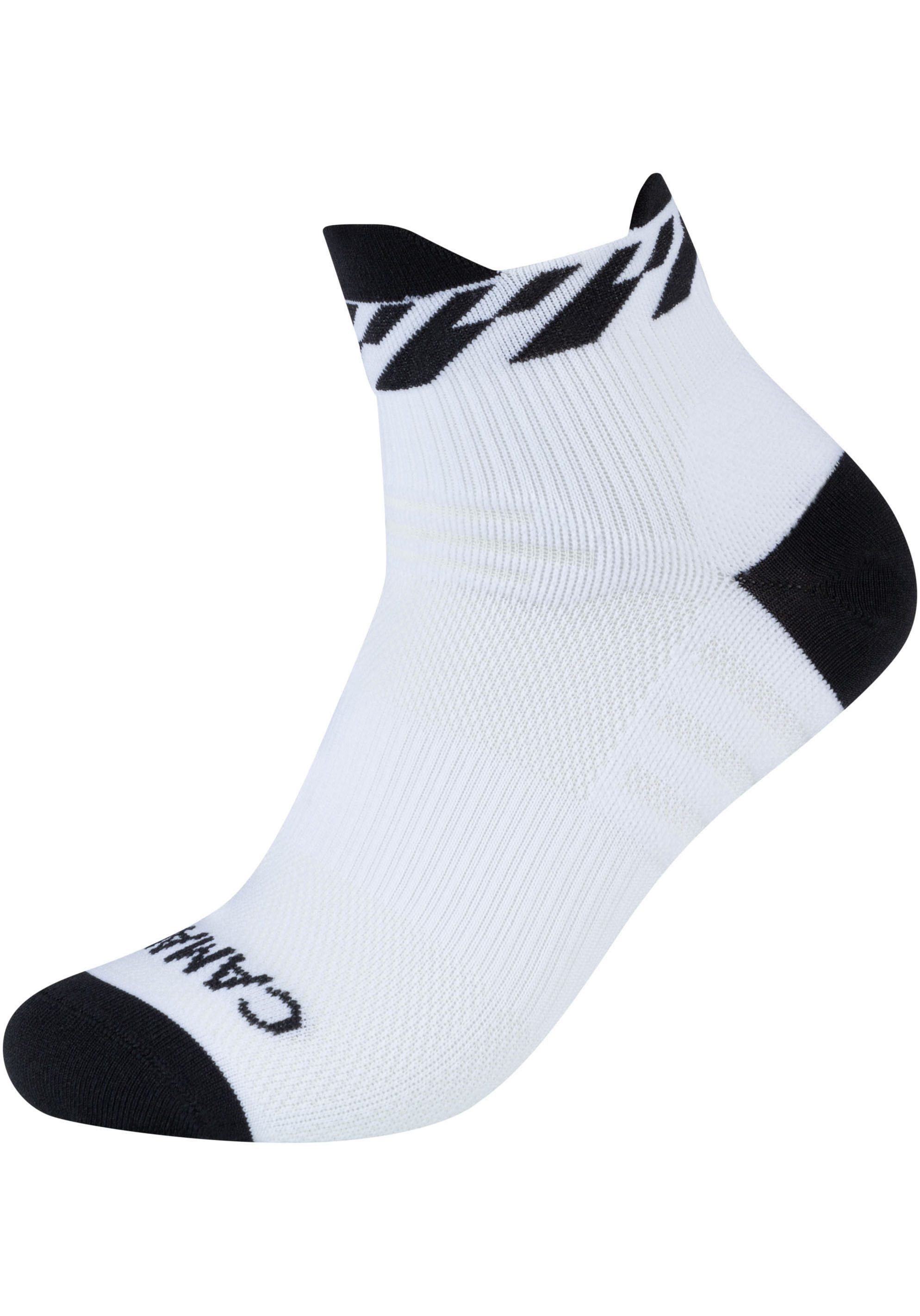 Camano Sportsocken function (3-Paar) mit kontrastfarbener Zehenpartie und Ferse