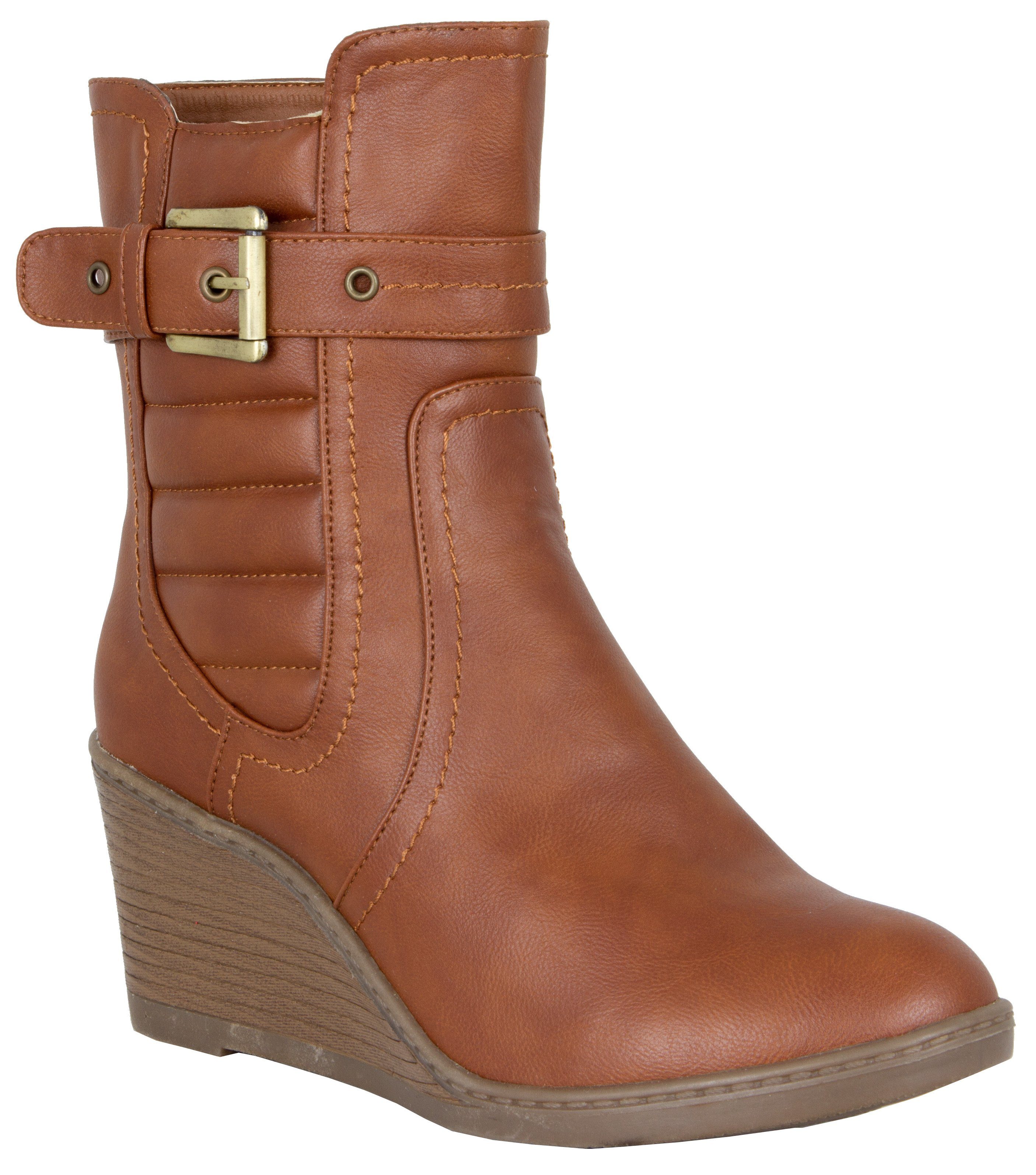 LOVENESS Damen Stiefel Winterstiefelette LN02 Winterstiefel Stiefelette Win günstig online kaufen