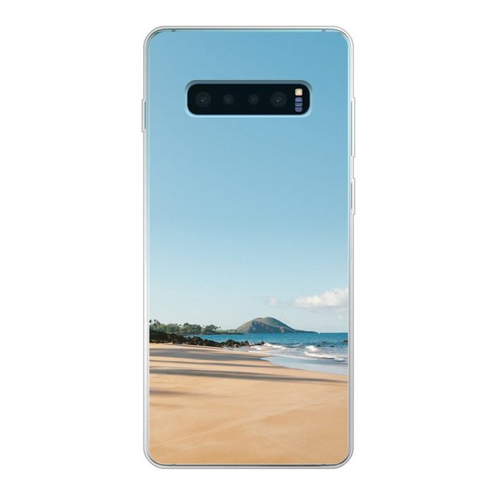 MuchoWow Handyhülle Strand - Sommer - Palmen Phone Case Handyhülle Samsung Galaxy S10 Lite Silikon Schutzhülle