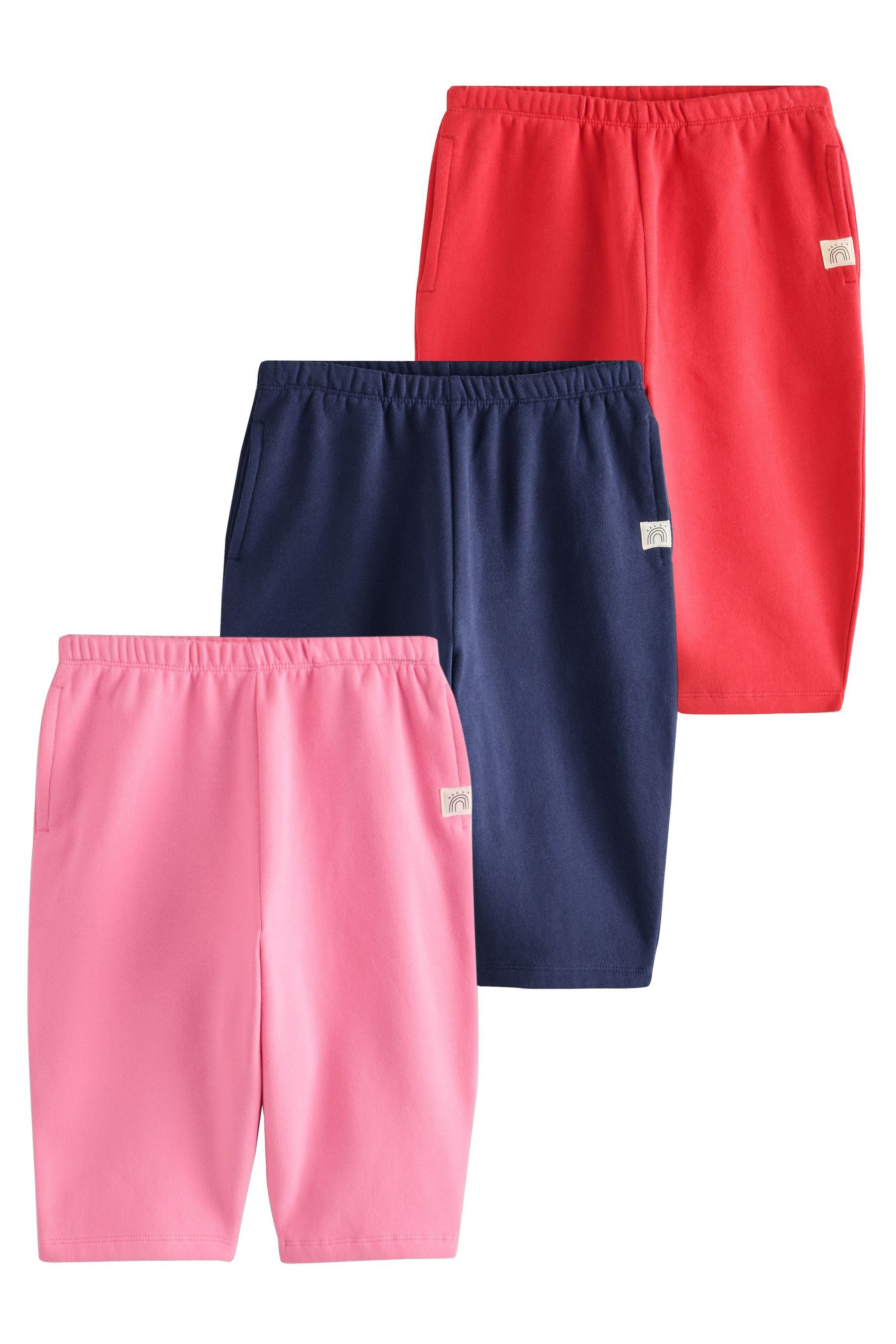 Next Jogginghose Barrel Leg Jogginghosen, 3er-Pack (3-tlg)