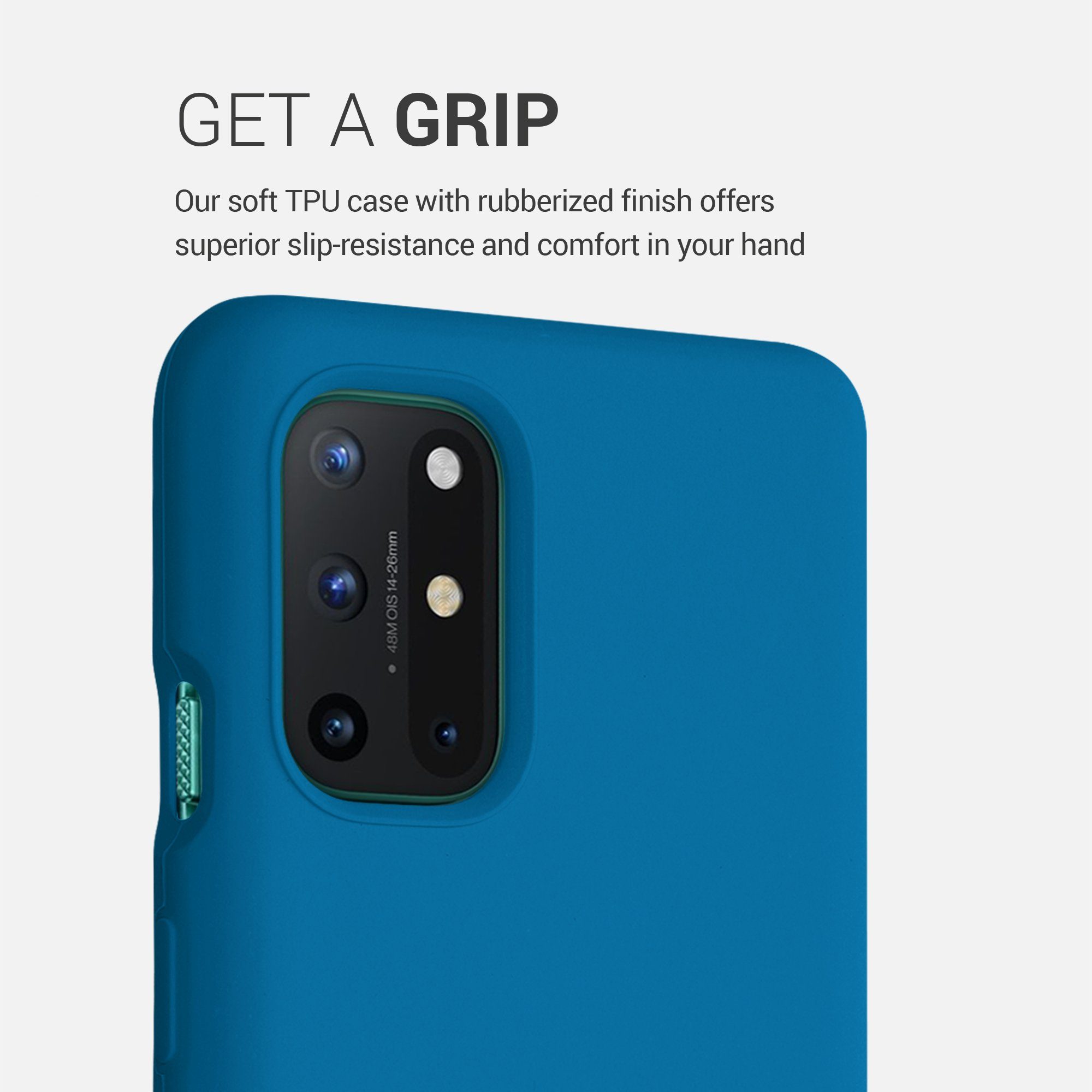 kwmobile Handyhülle Handyhülle für OnePlus 8T Hülle, Weiches Handy Silikon Case - Schutzhülle Cover