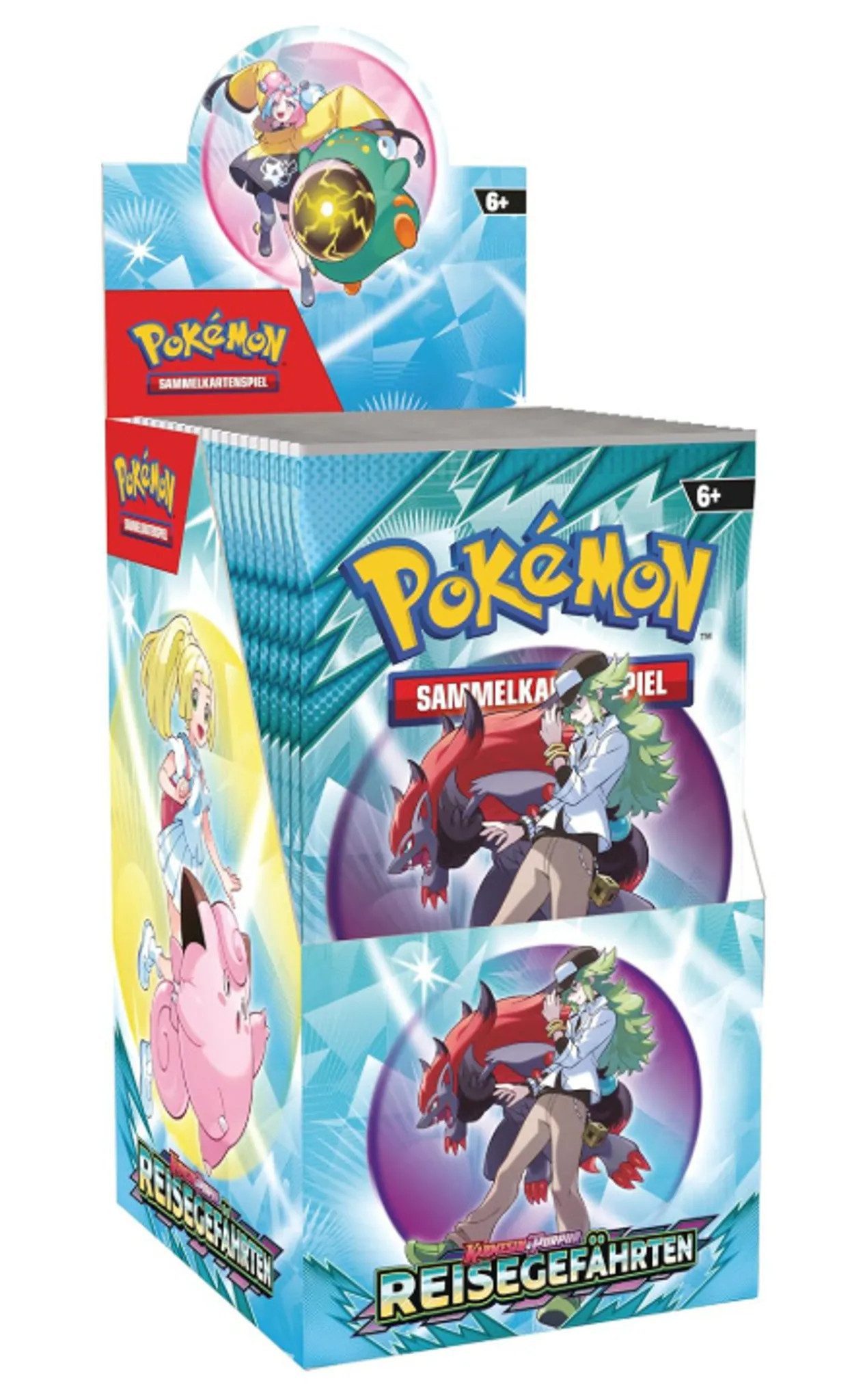 The Pokémon Company International Sammelkarte Pokemon Reisegefährten 18er Booster Display DE