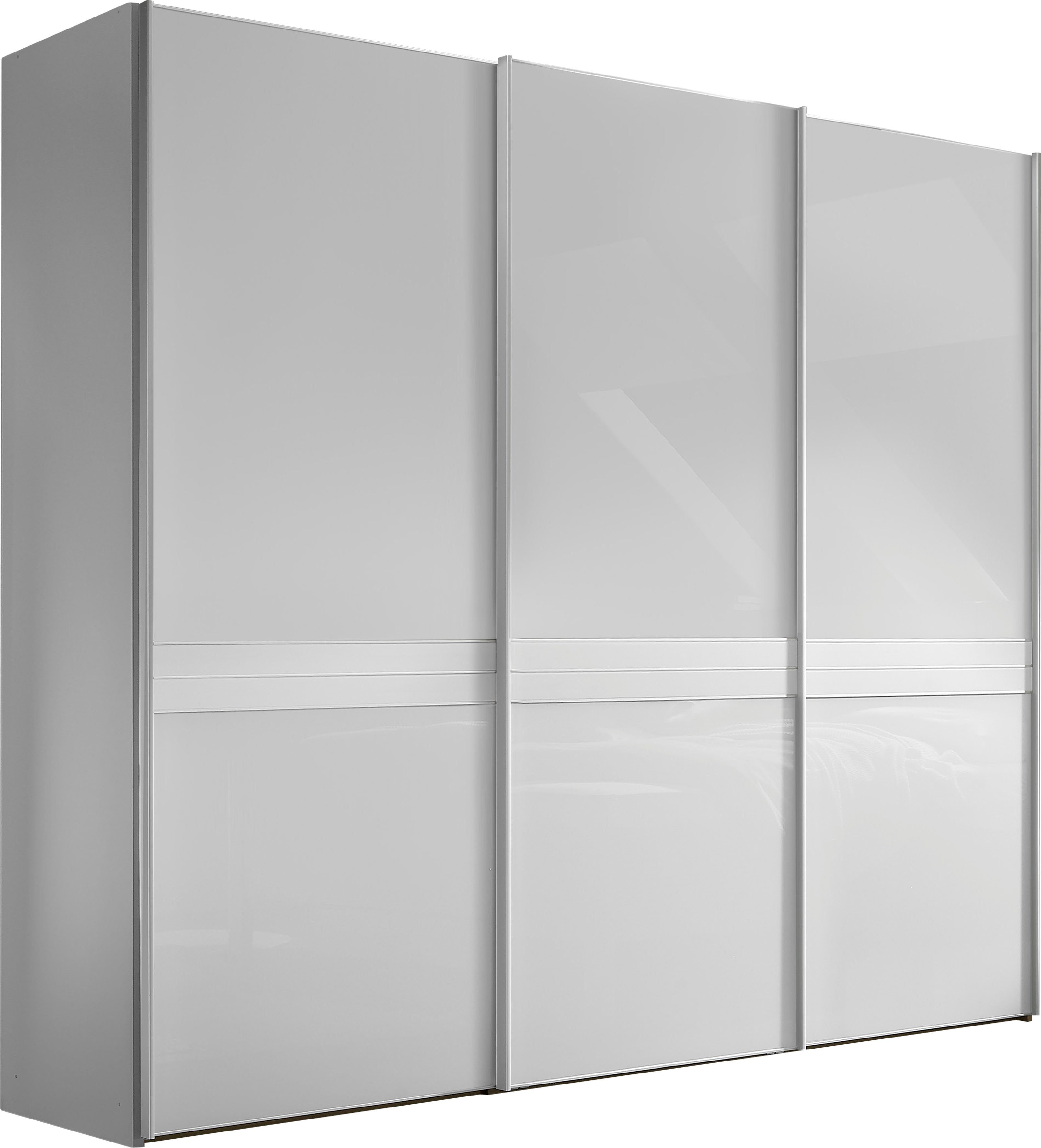 STAUD Schwebetürenschrank Sinfonie Plus, edles Design in hochwertiger Qualität, Made in Germany Mittelband in Mattglas und vier verschiedenen Ausstattungsvarianten