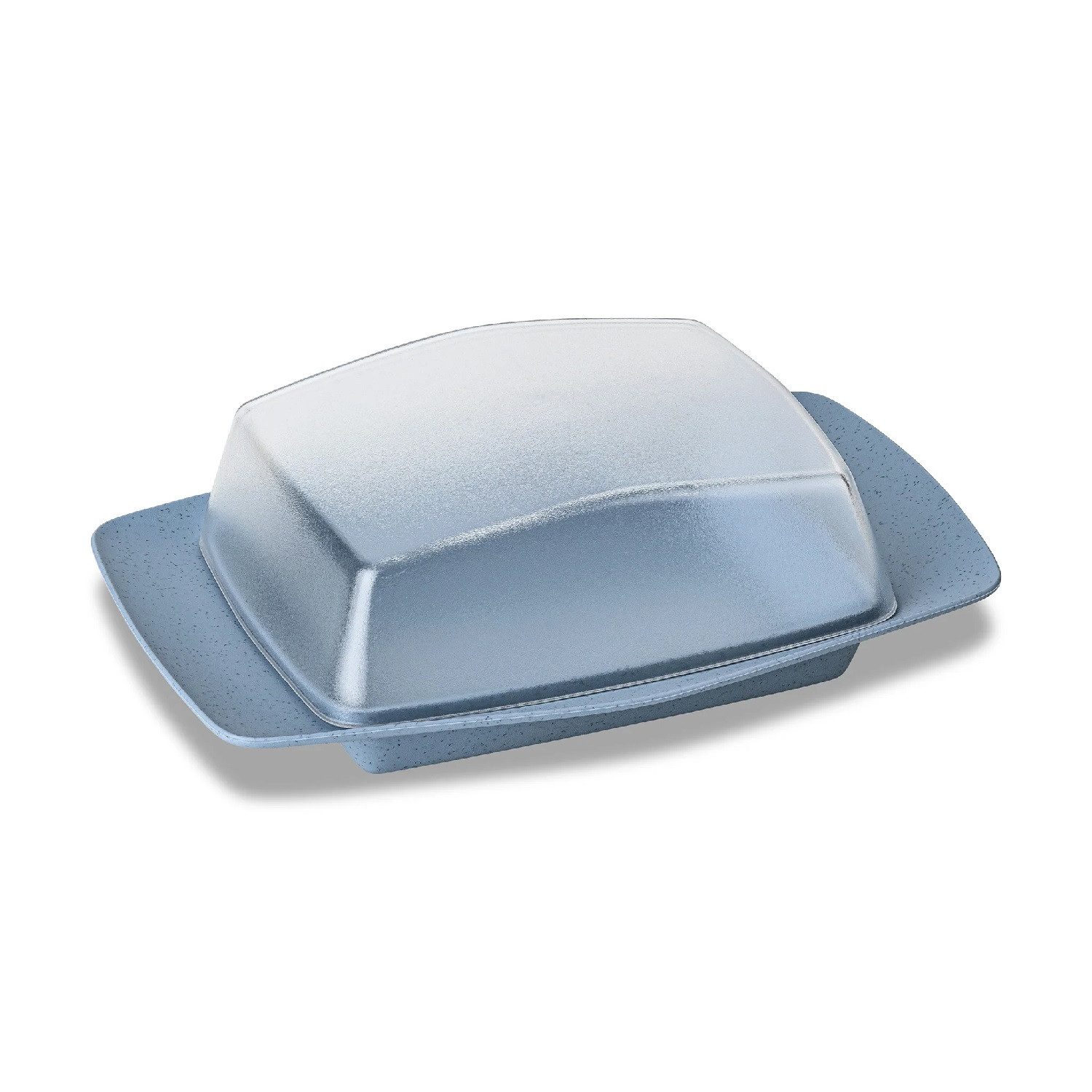 KOZIOL Butterdose RIO nature flower blue, Kunststoff