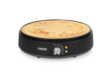 PRINCESS Crêpesmaker, 1200 W, Ø 30 cm, große Backplatte Pancake Maker Crepes-Eisen für Suzettes selber machen