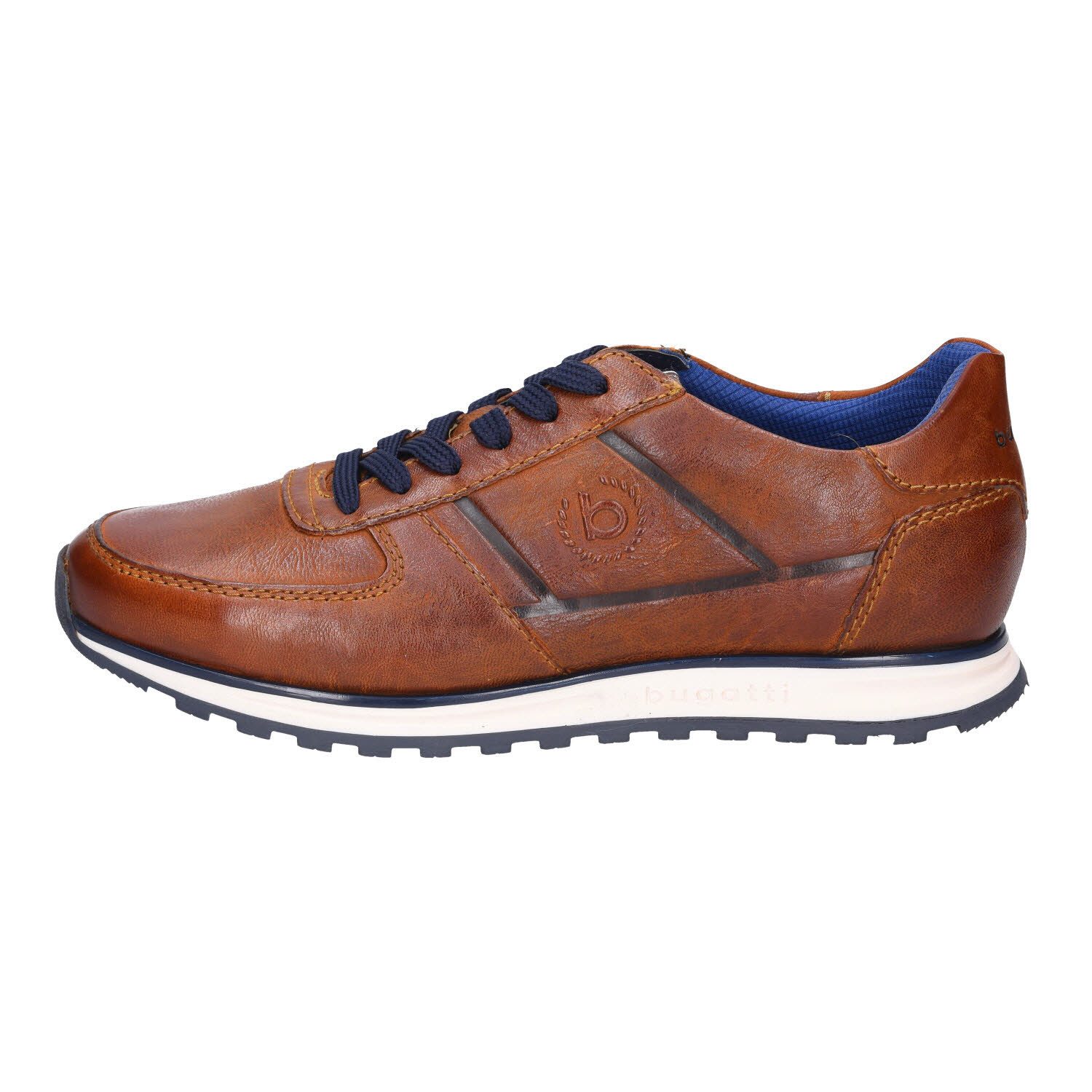 bugatti Leder Sneaker Schnürschuh