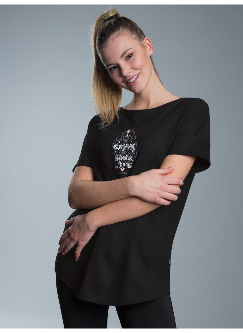 T-Shirt TRIGEMA Oversized T-Shirt mit Printmotiven