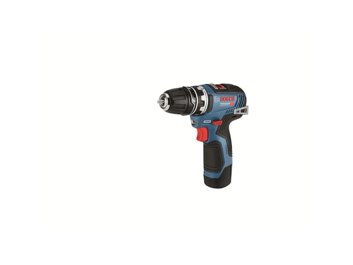 Bosch Professional Akku-Bohrschrauber GSR 12V-35 FC, max. 1750 U/min, (Set, 7-tlg), inkl. Bohrfutter, Bohrhammervorsatz, L-Boxx, 2 Akkus und Ladegerät