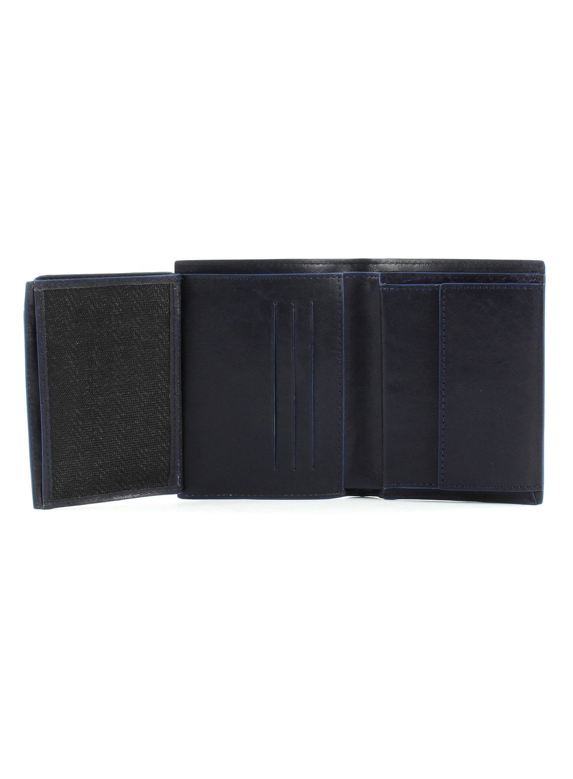 Piquadro Blue Square Geldbörse Black Midnight