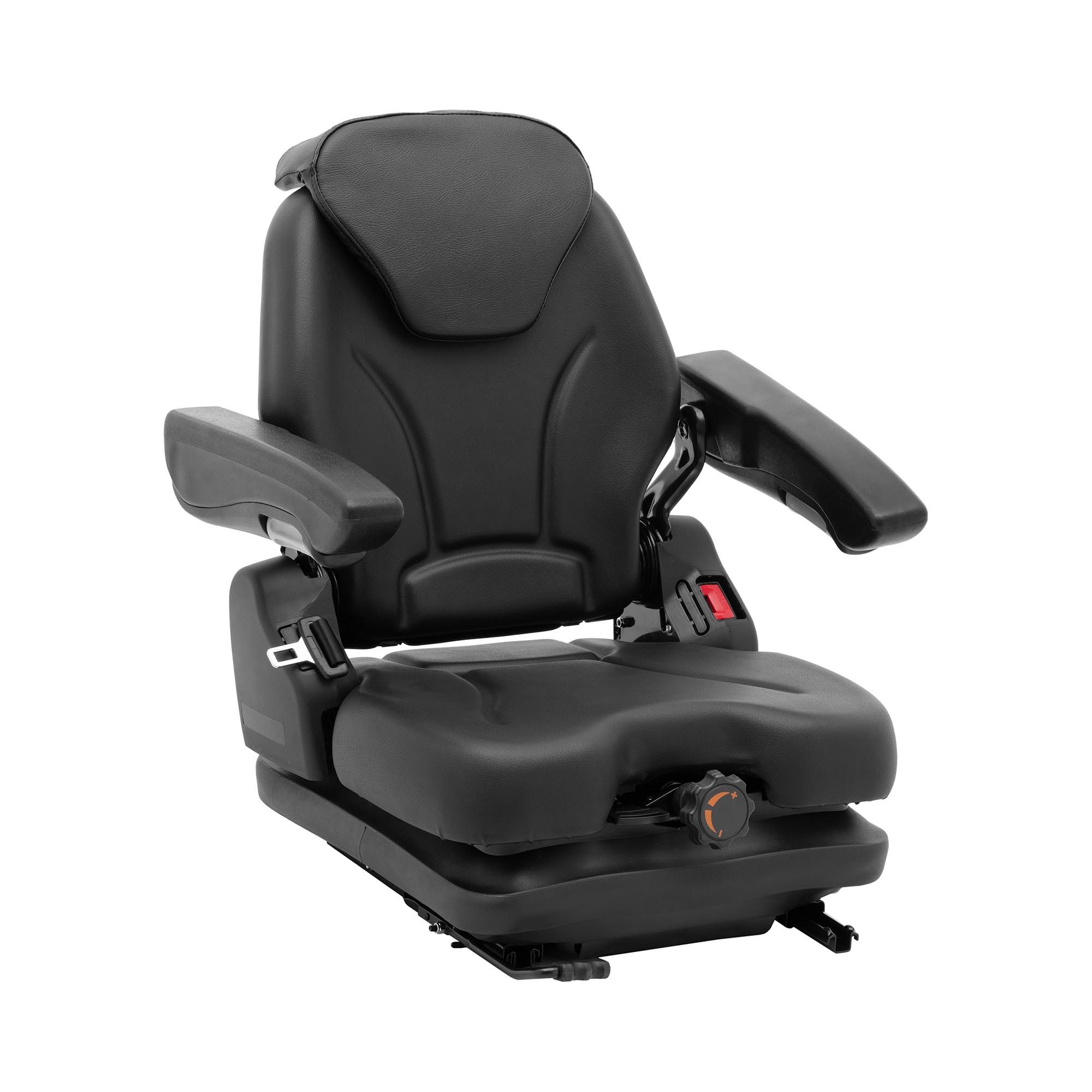 Hillvert Rasentraktor Traktorsitz Schleppersitz Treckersitz Staplersitz Federung Kopfstützte